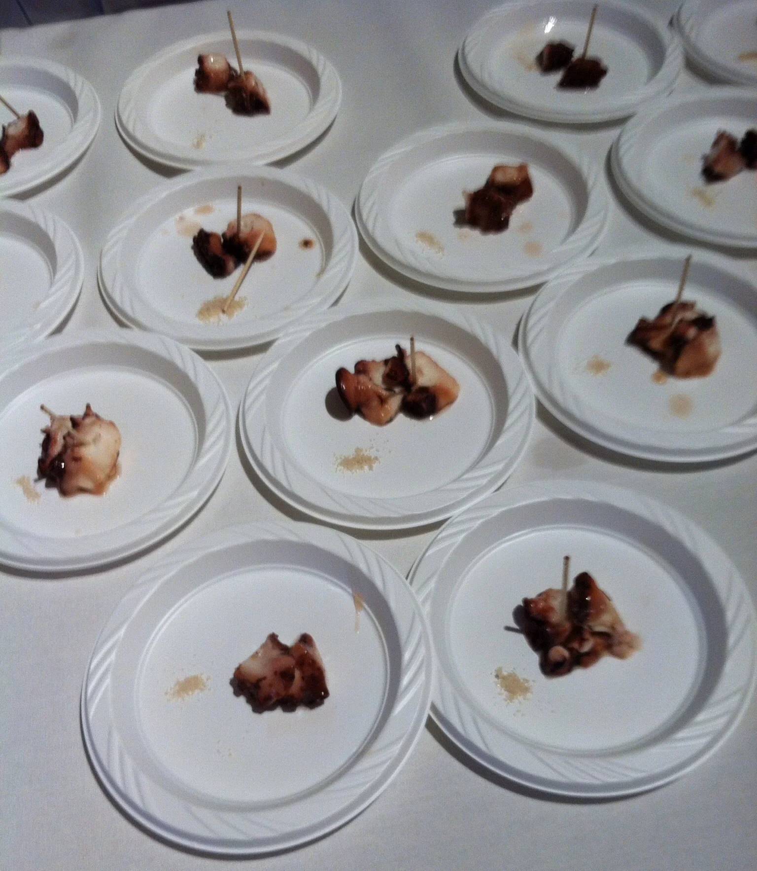 And here's the octopus after it's been poached. Restaurant 15 East. Photo by Shana Sokol, Shana Speaks Wine.