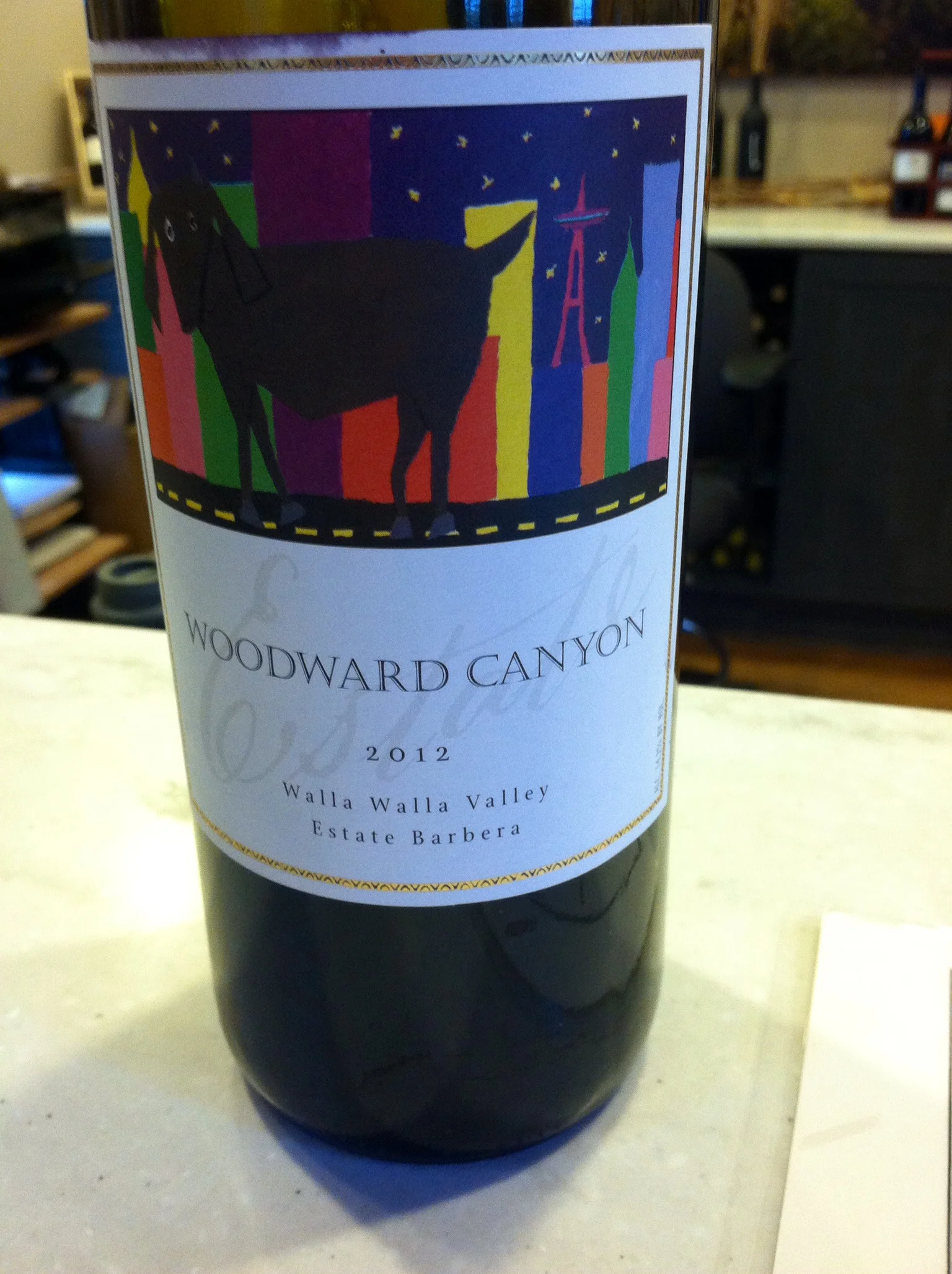 Woodward Canyon's Barbera. Photo by Shana Sokol, Shana Speaks Wine. 