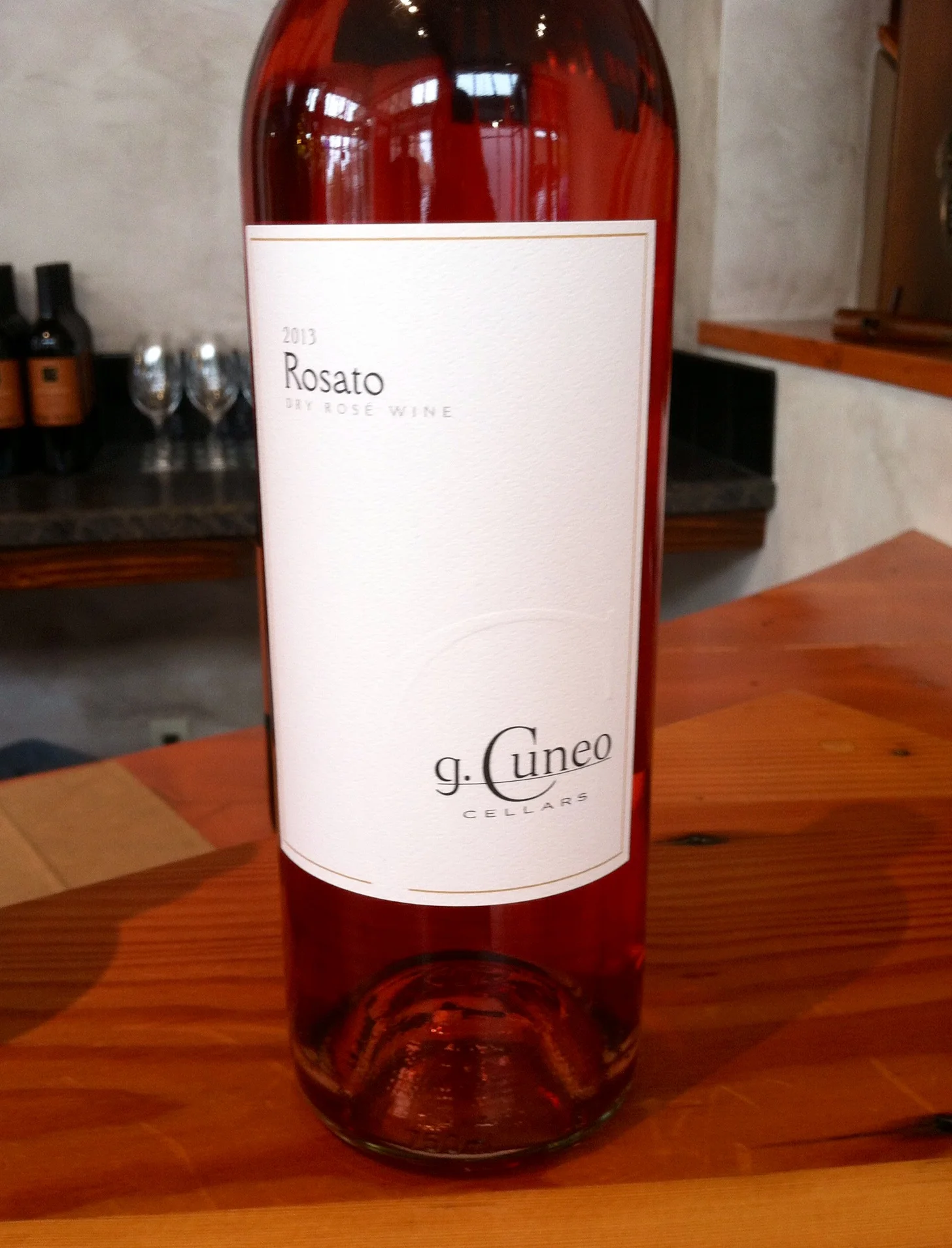 G. Cuneo Rosato, 2013. Photo by Shana Sokol, Shana Speaks Wine. 