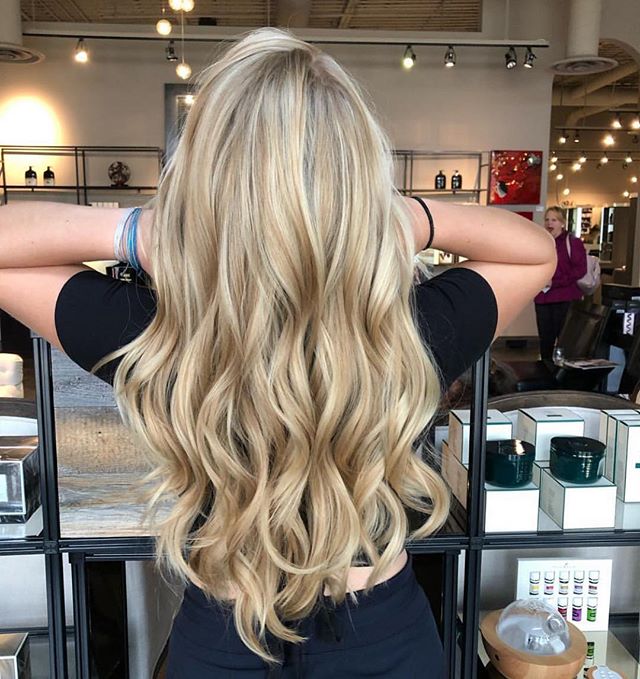 Amazing beautiful hair. By @hairbyninakorchemniy