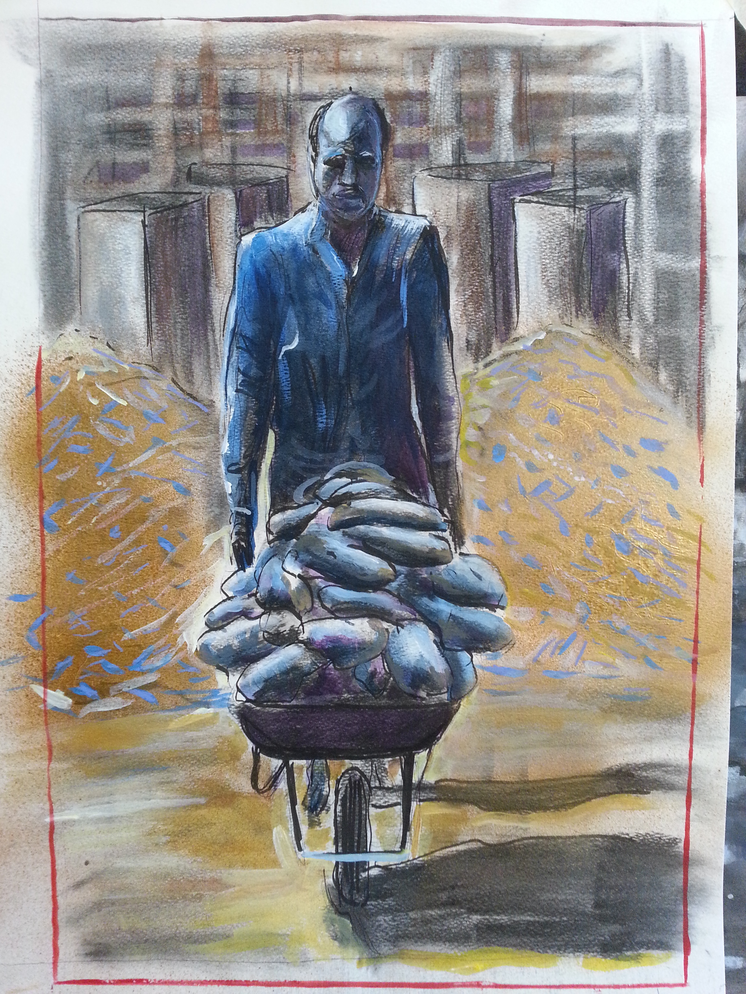 Yam seller (Lagos)