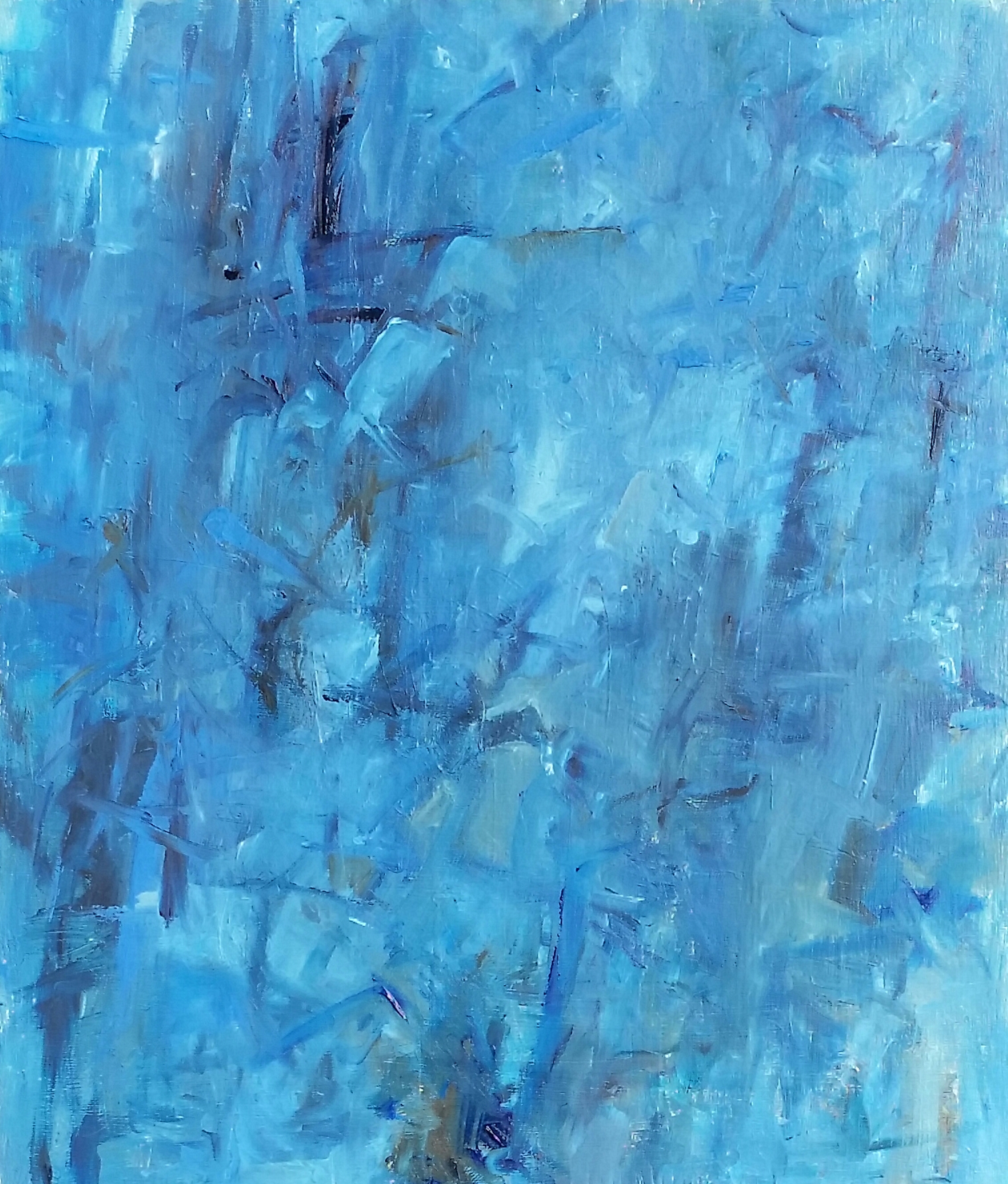 Blue construction