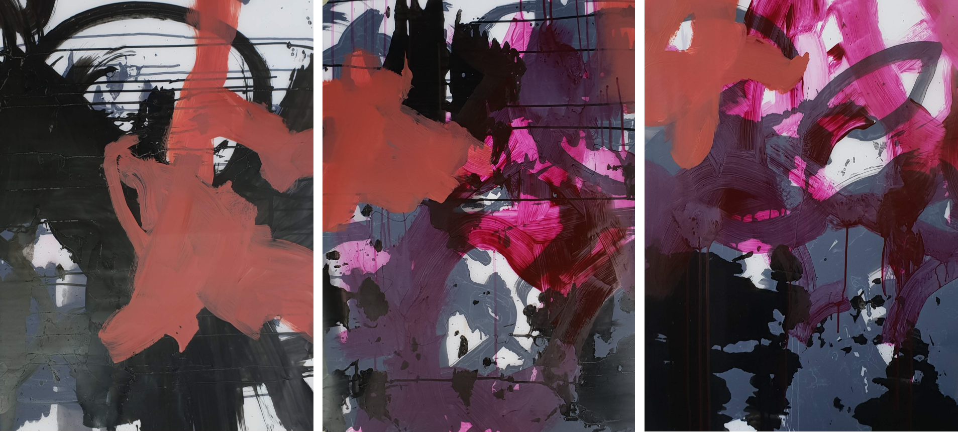 Not Kanji Triptych