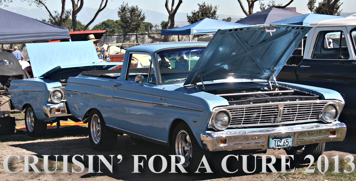 The Ranchero & the Blue Q at Cruisin for a Cure 2013
