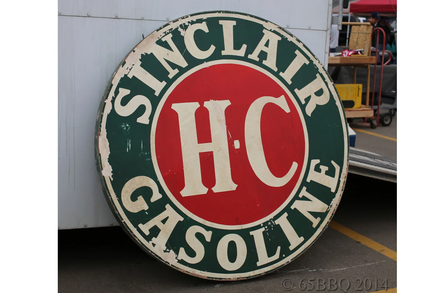 Big D '50's Vintage Sinclair Gasoline Sign