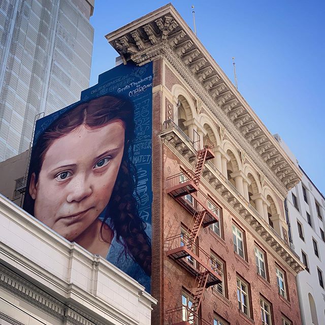 #gretathunberg #mural #sanfrancisco