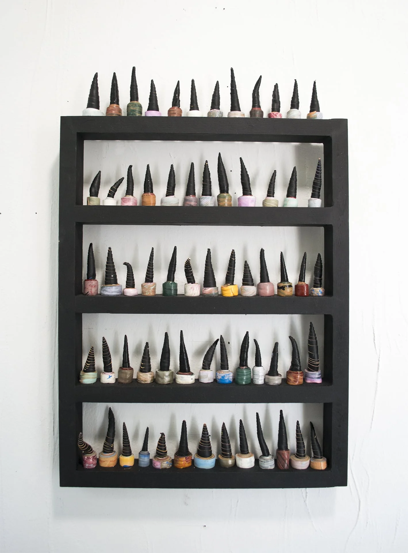 black cones