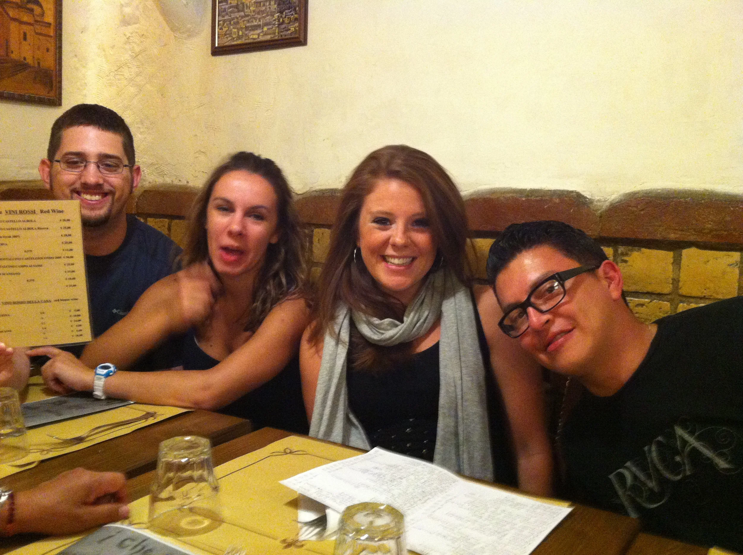 Lots of fun meals with our new friends