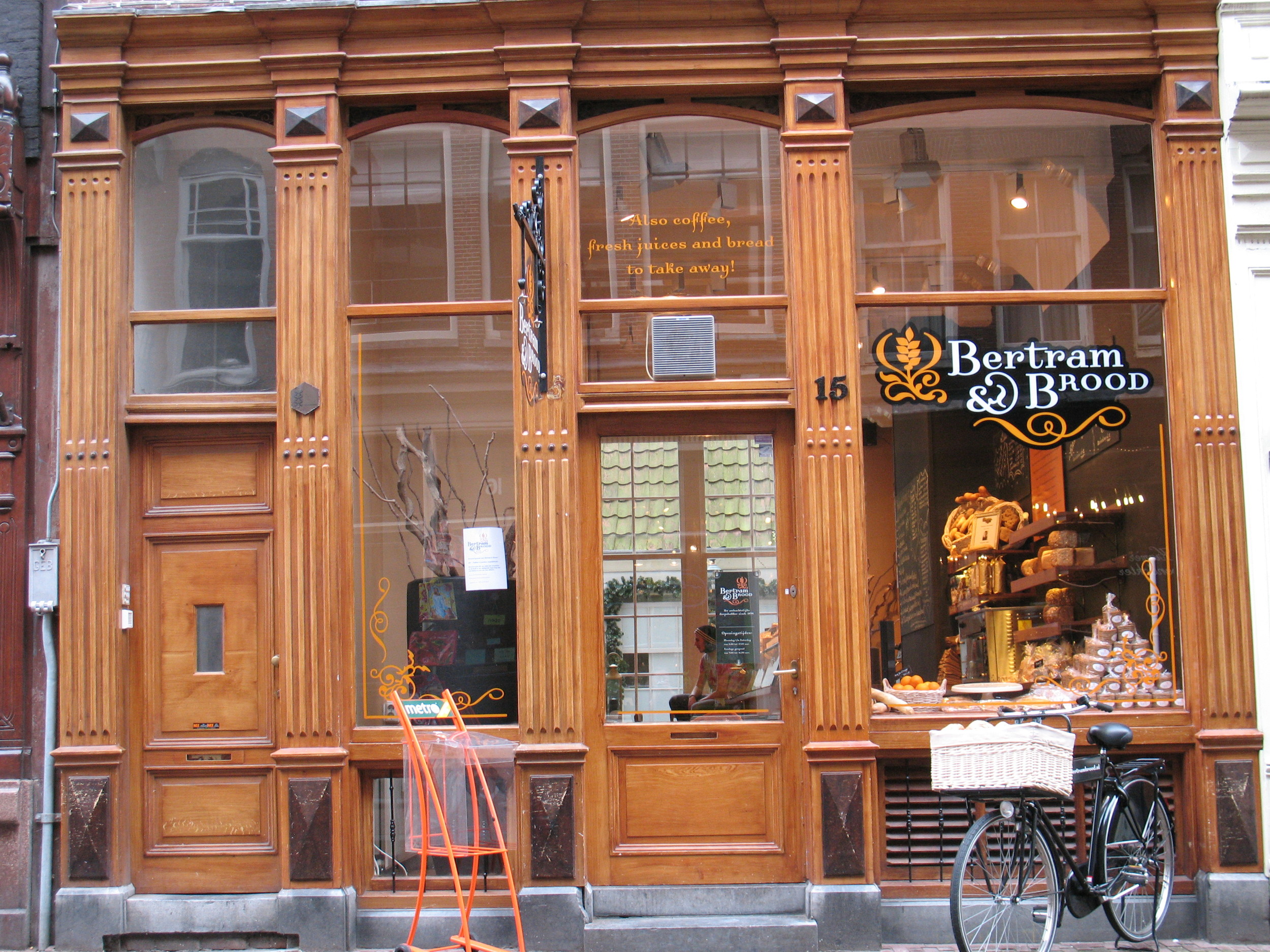 Street are lined with unique storefronts