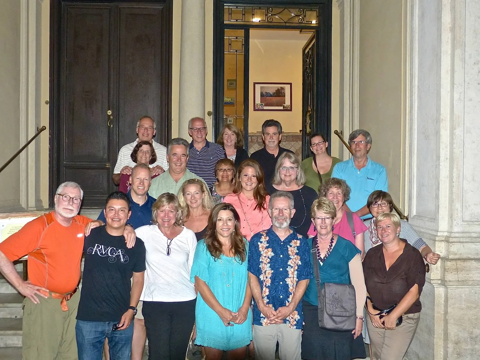 Our fellow travelers at Aberdeen Hotel in Rome