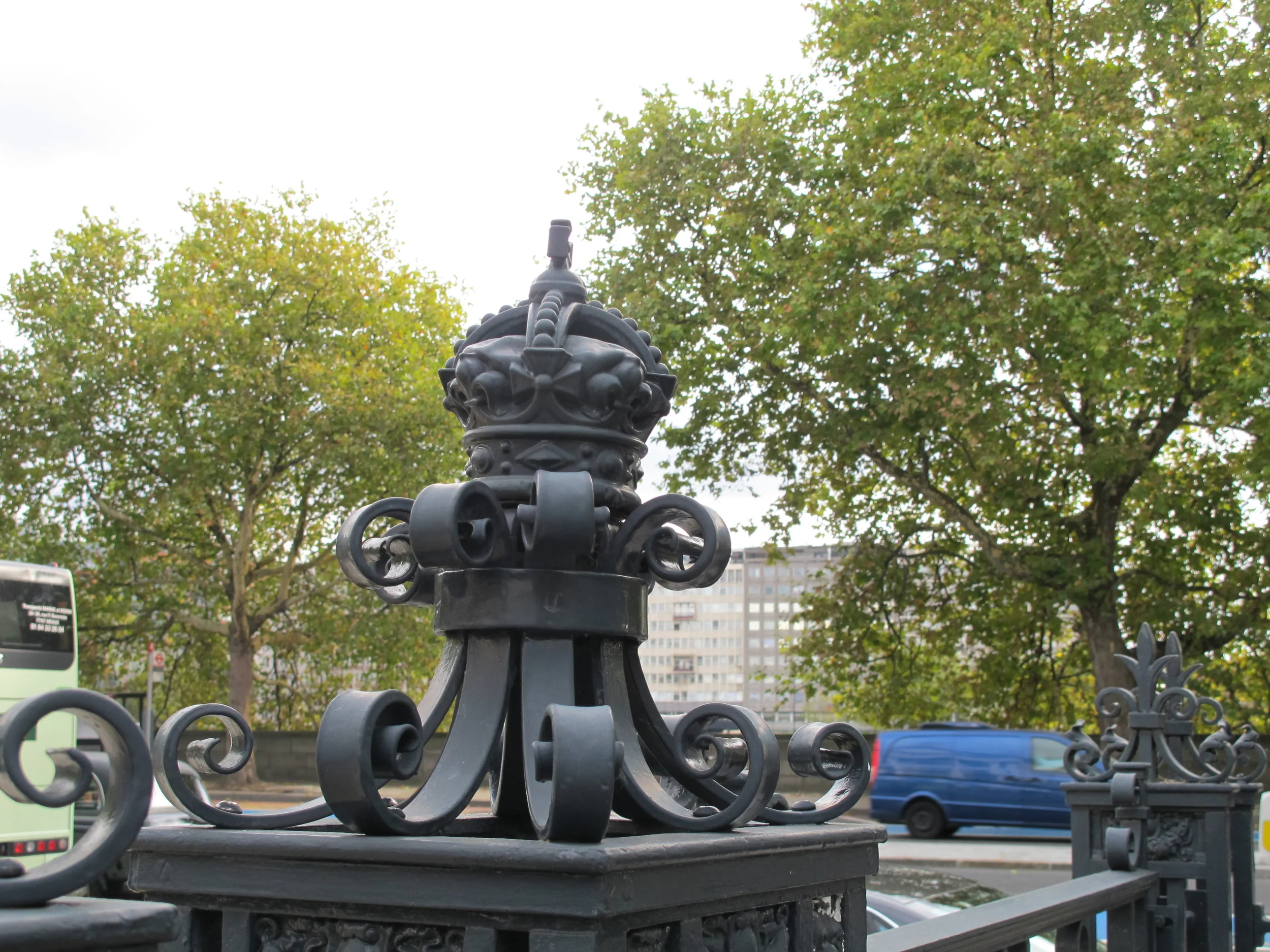 Royal stair ornament at Tate Britain