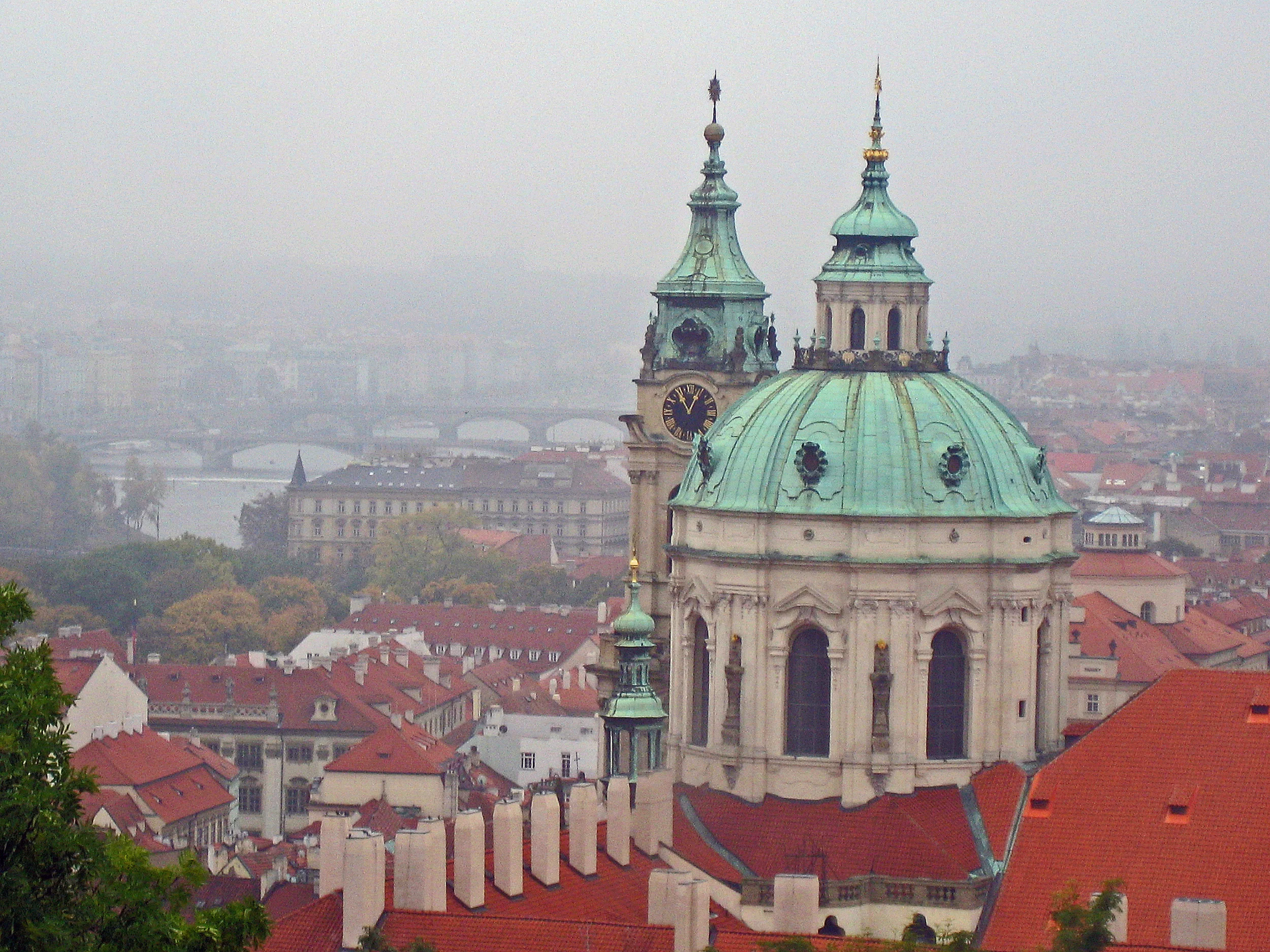 View of the Vlatava from Prague Castle
