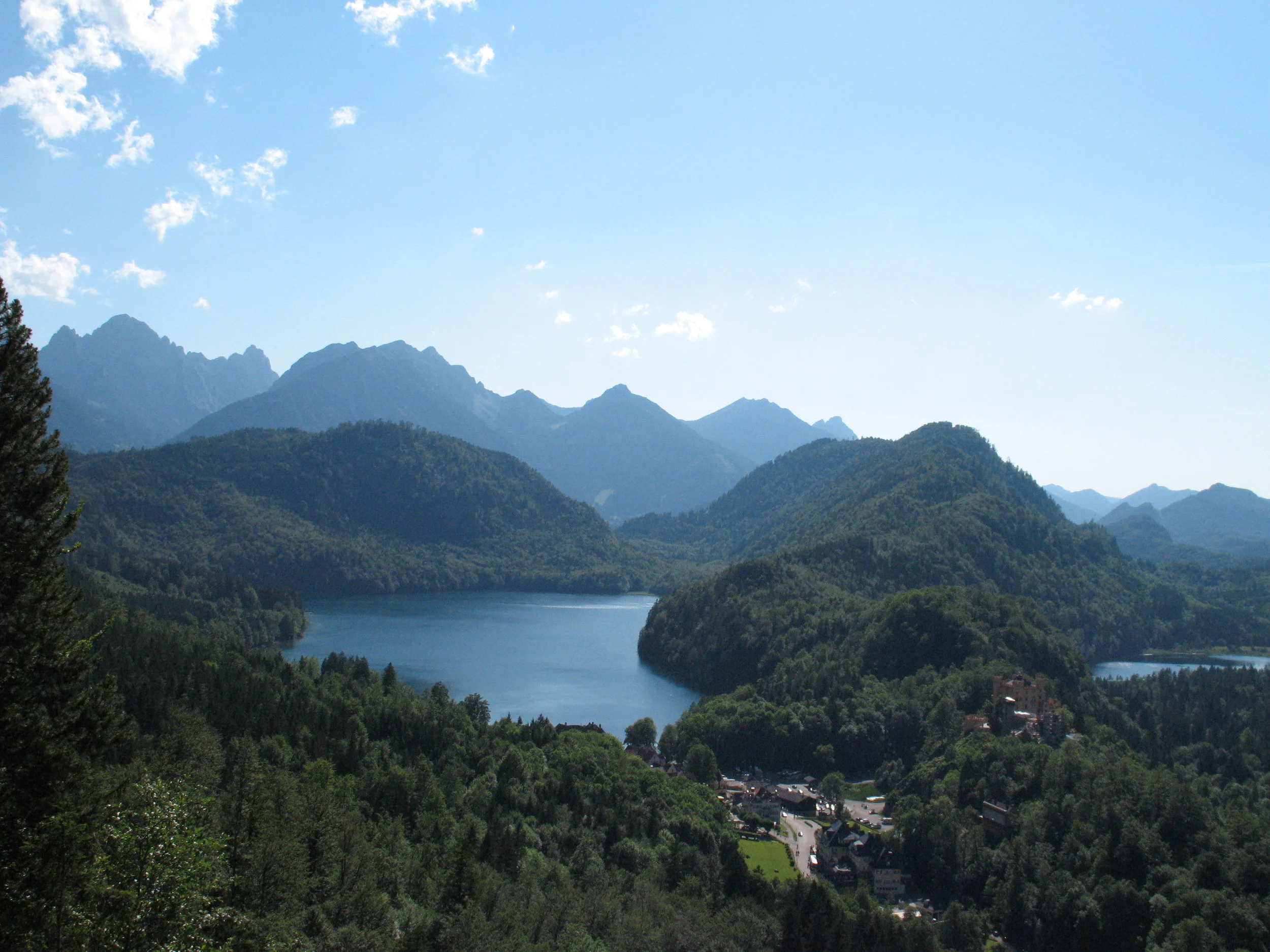 View from Neuschwanstein