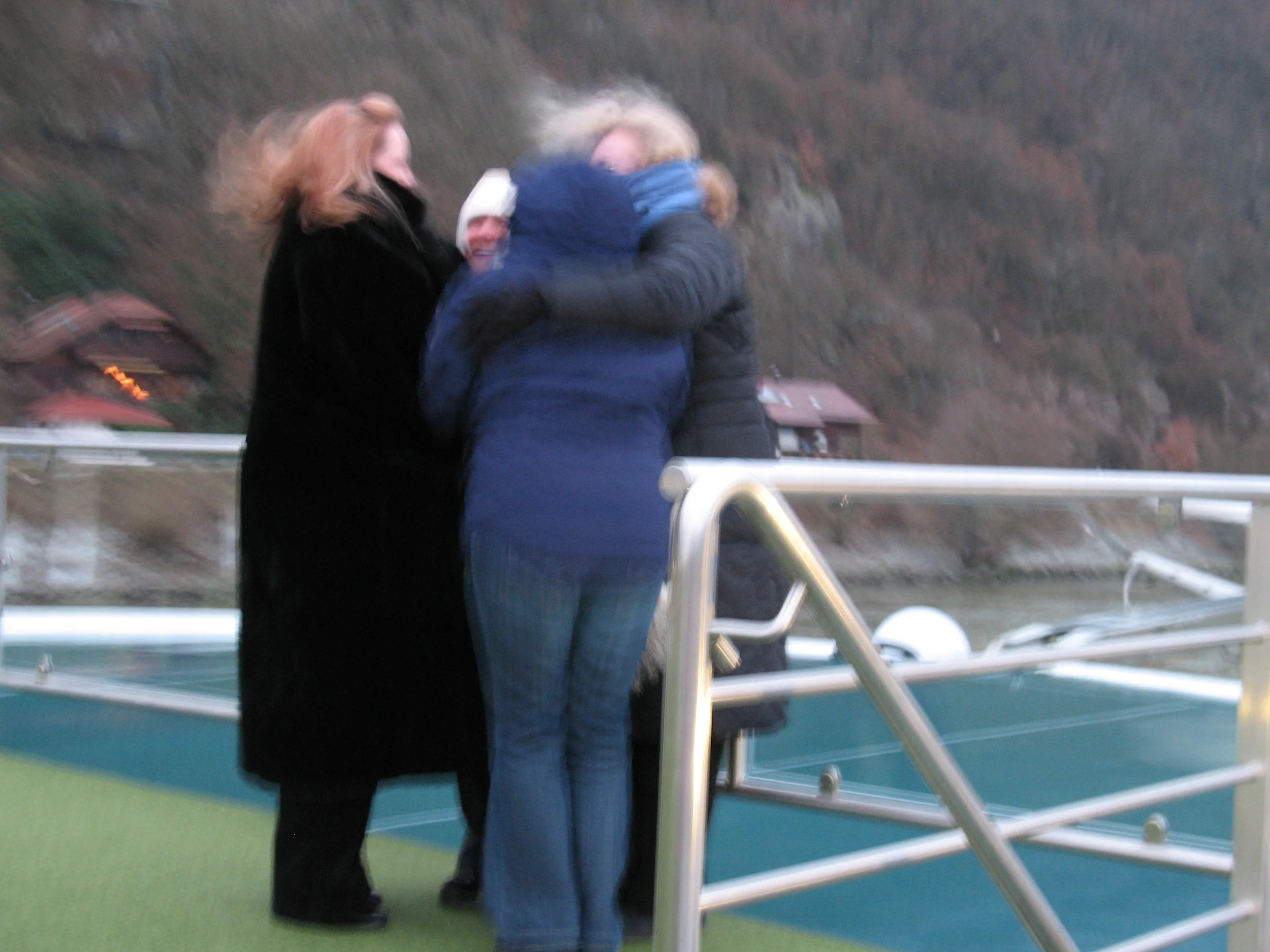 It was SOOO cold on the river