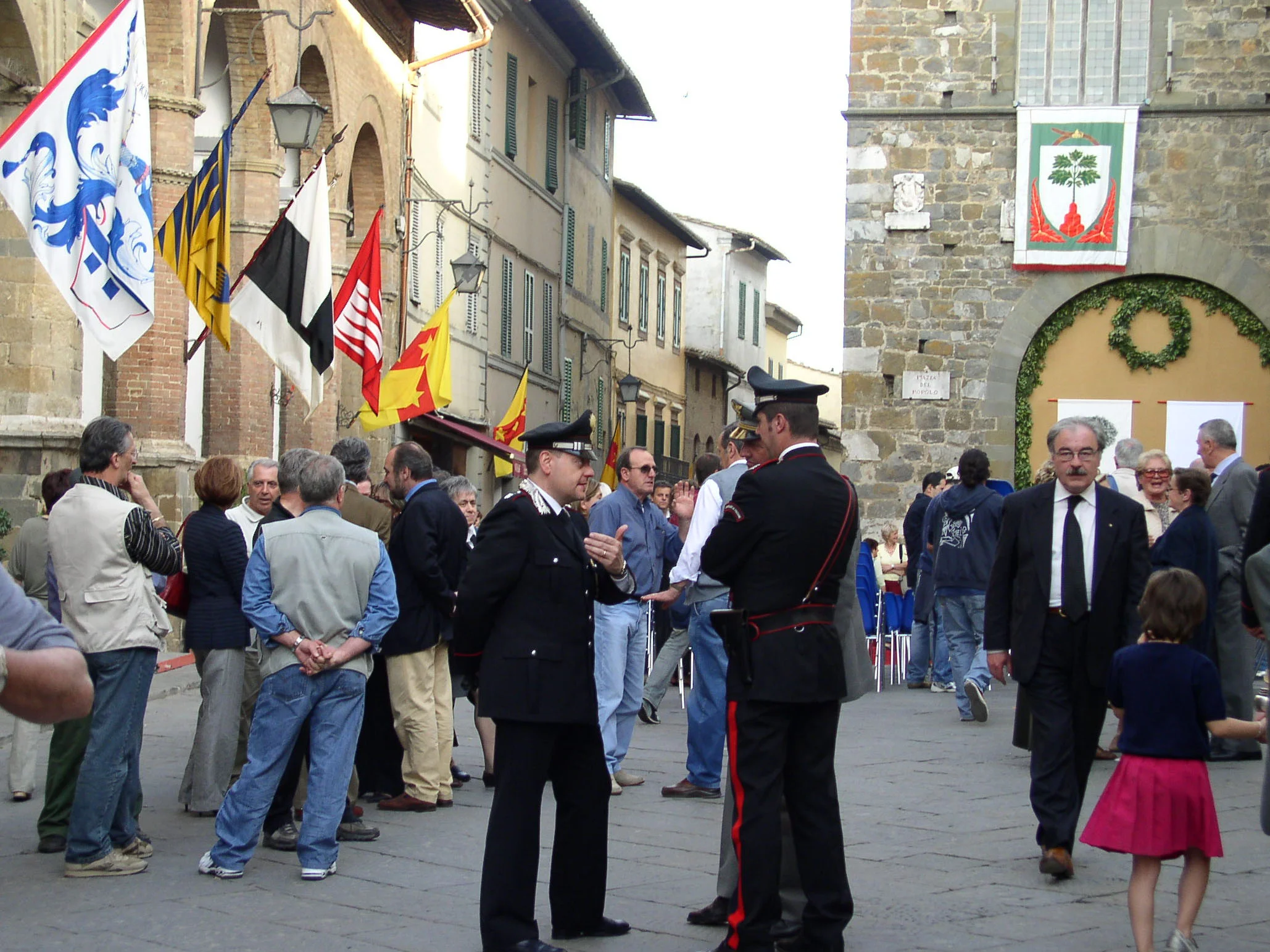 Montalcino was full of celebrants