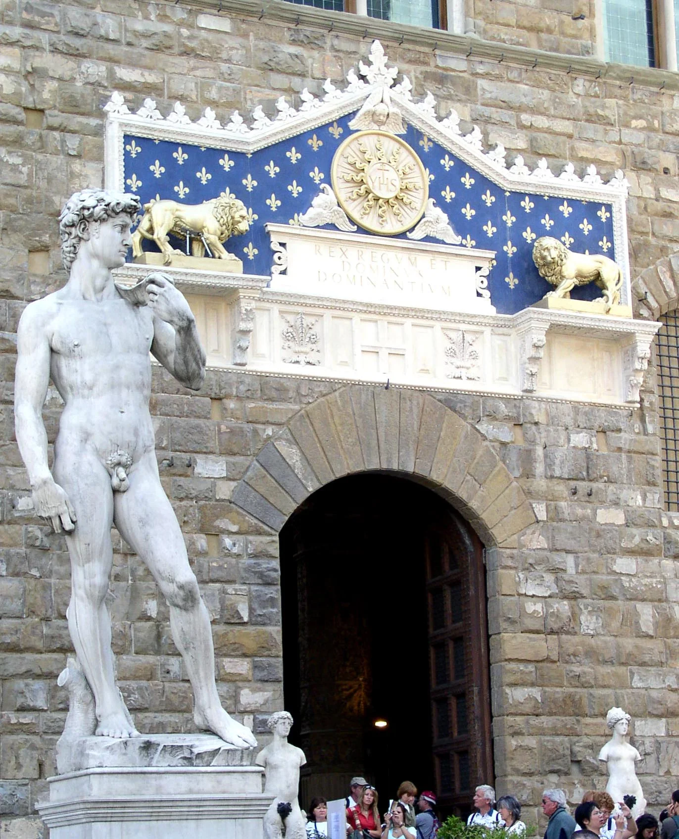 Copy of David outside Florence's city hall