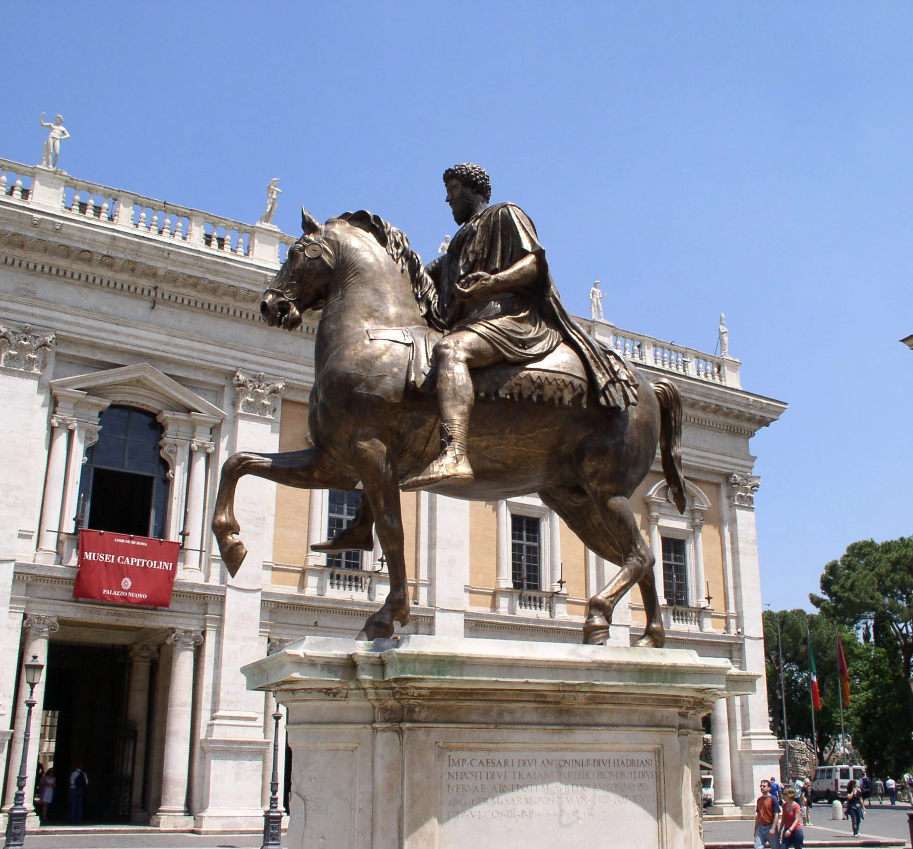 Atop Capitoline Hill
