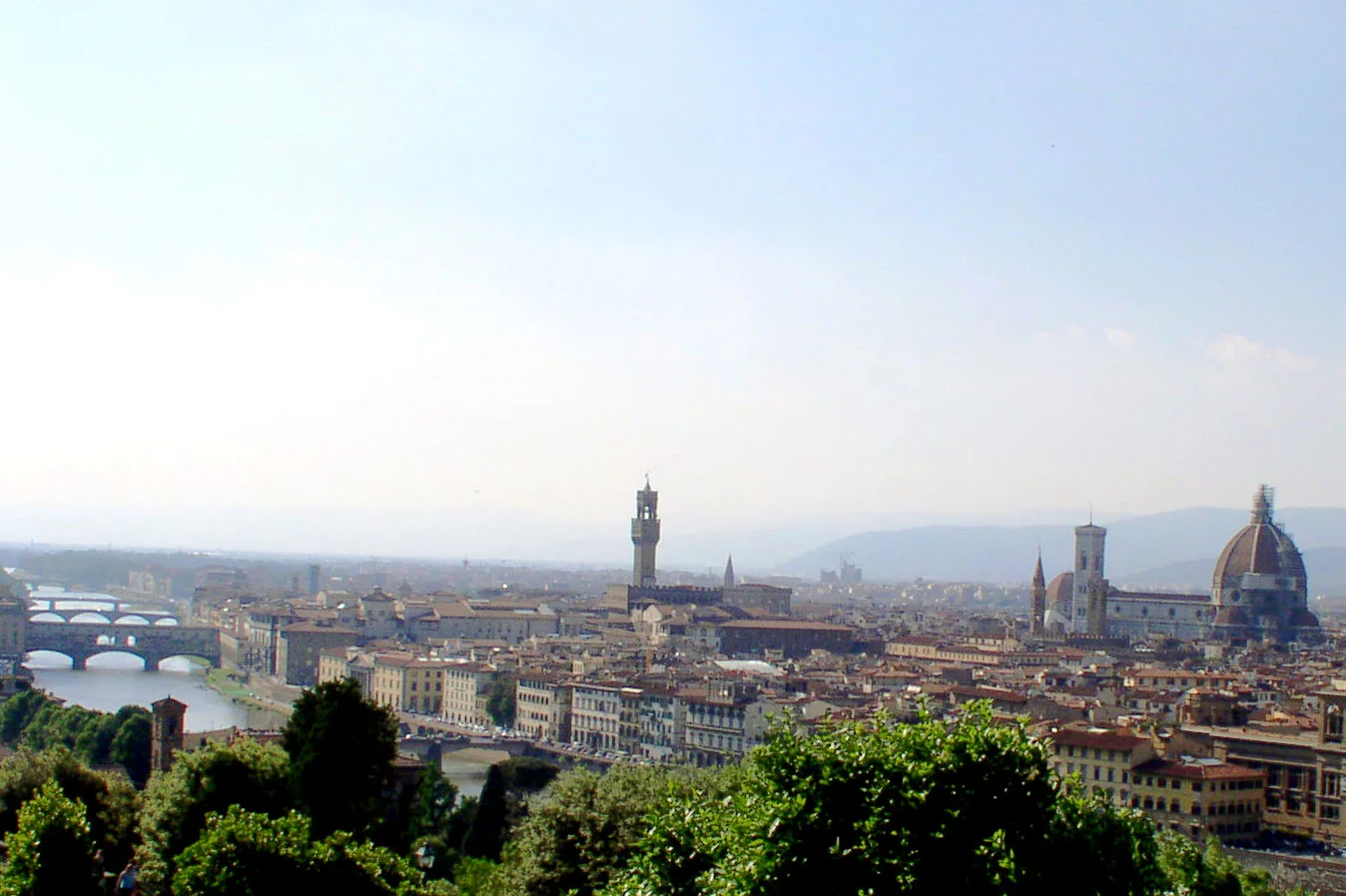 Beautiful views from Piazzale Michelangelo our last evening in Florence.