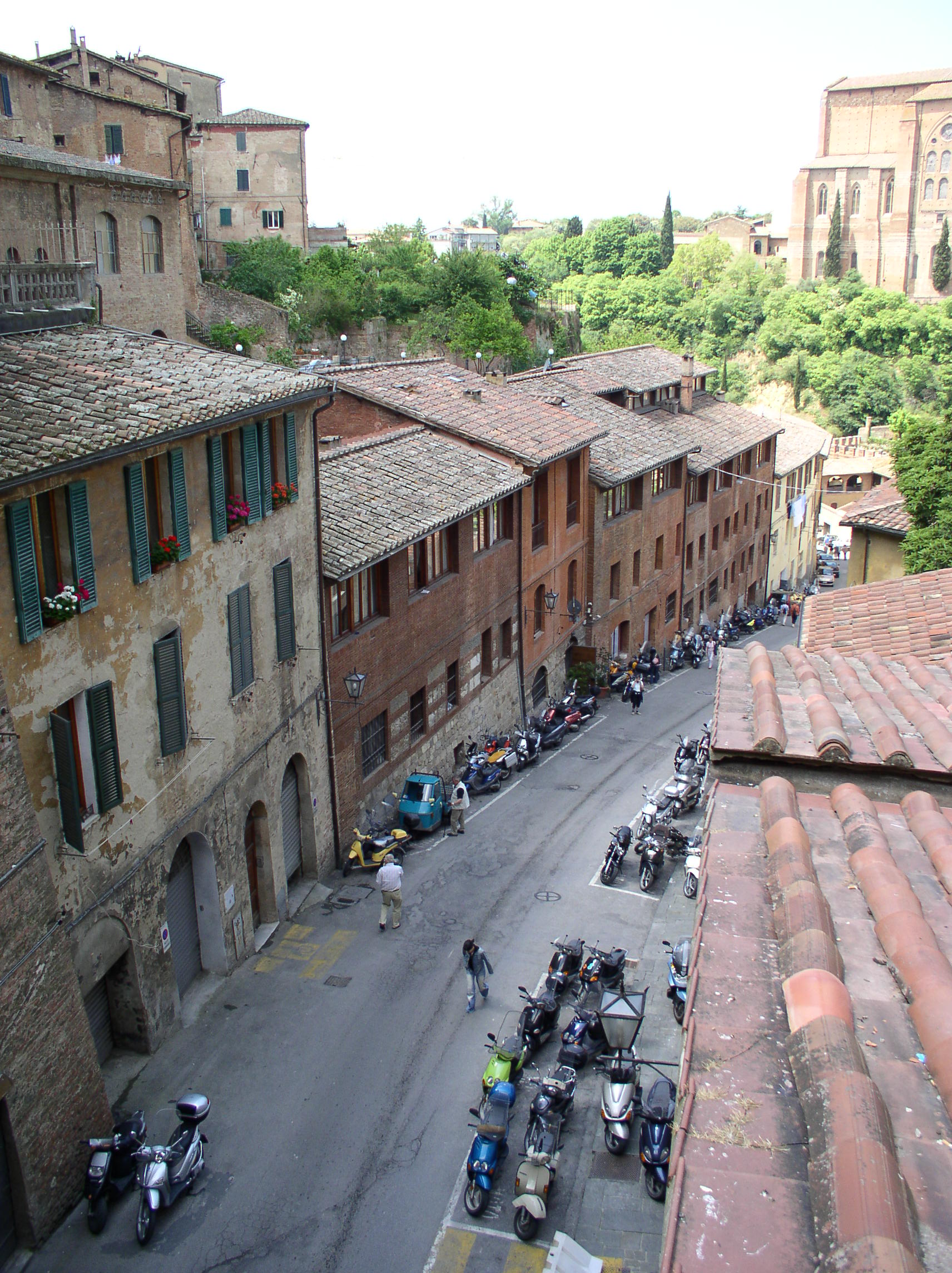 Siena was quite hilly so we saw several great views as we wandered around the town.