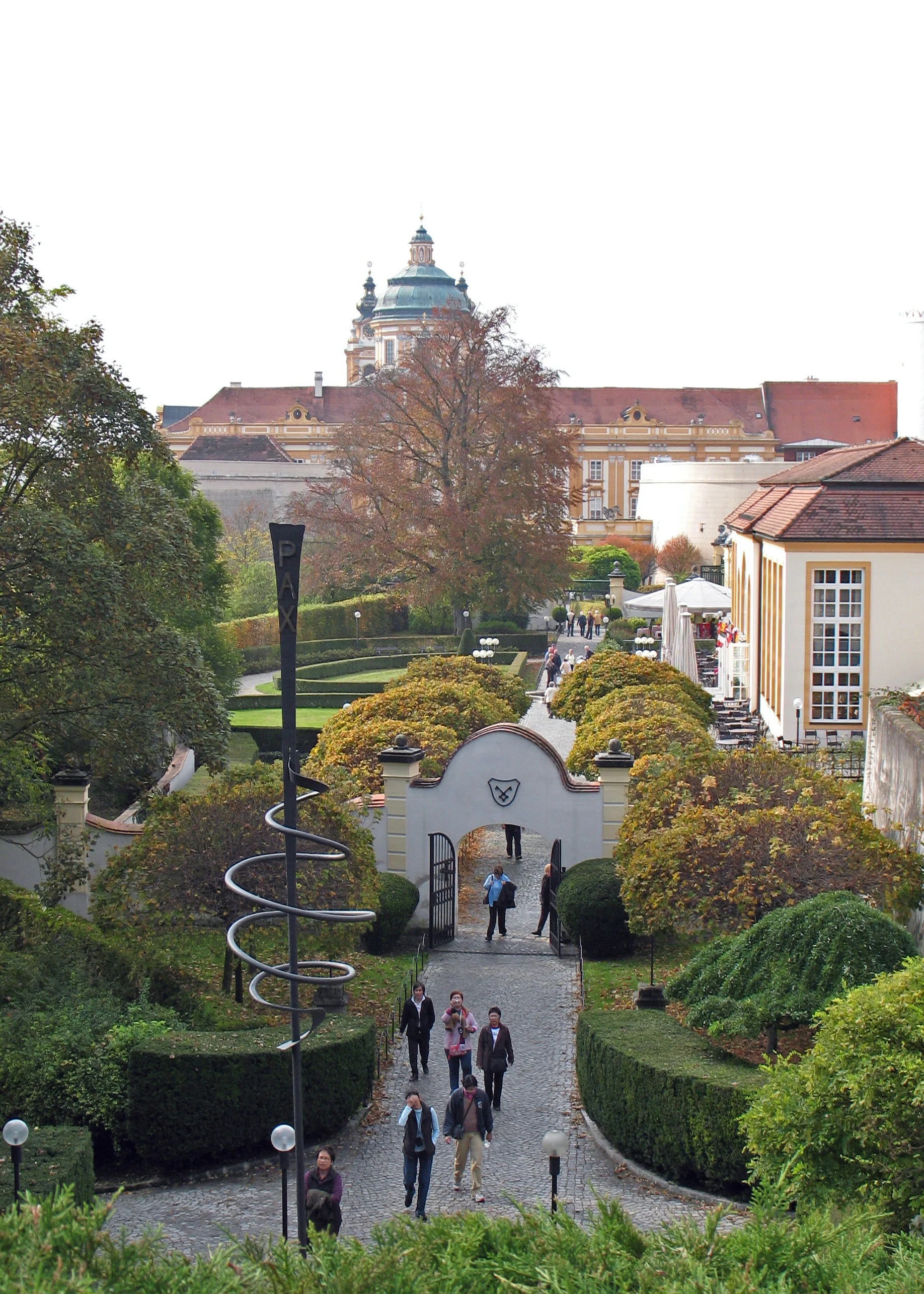 Entrance to Melk Abbey