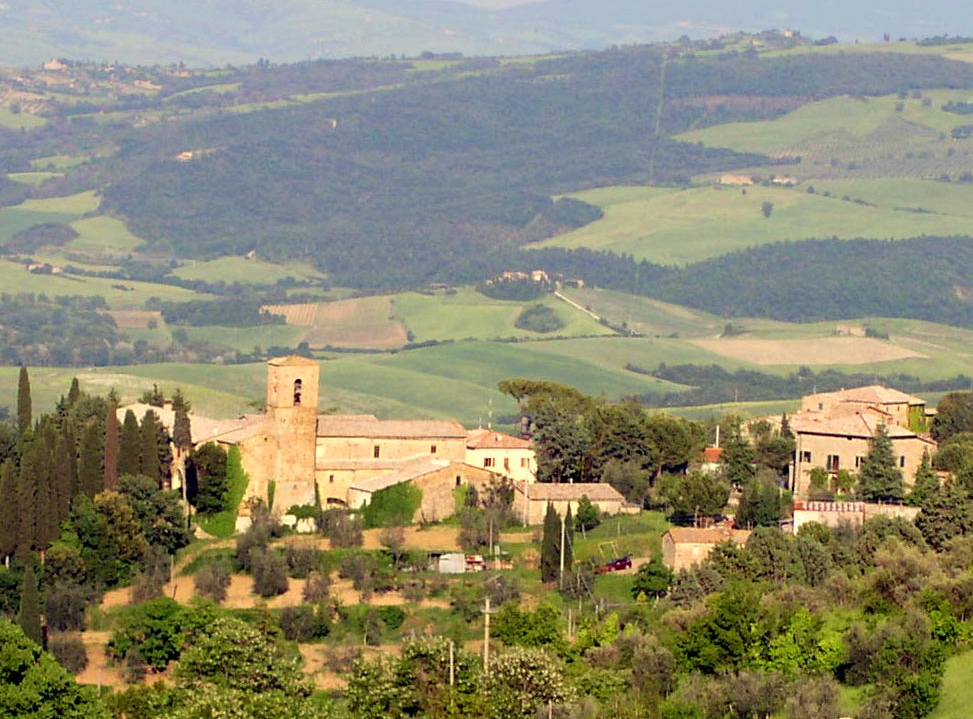 A Tuscan hilltown near Montalcino