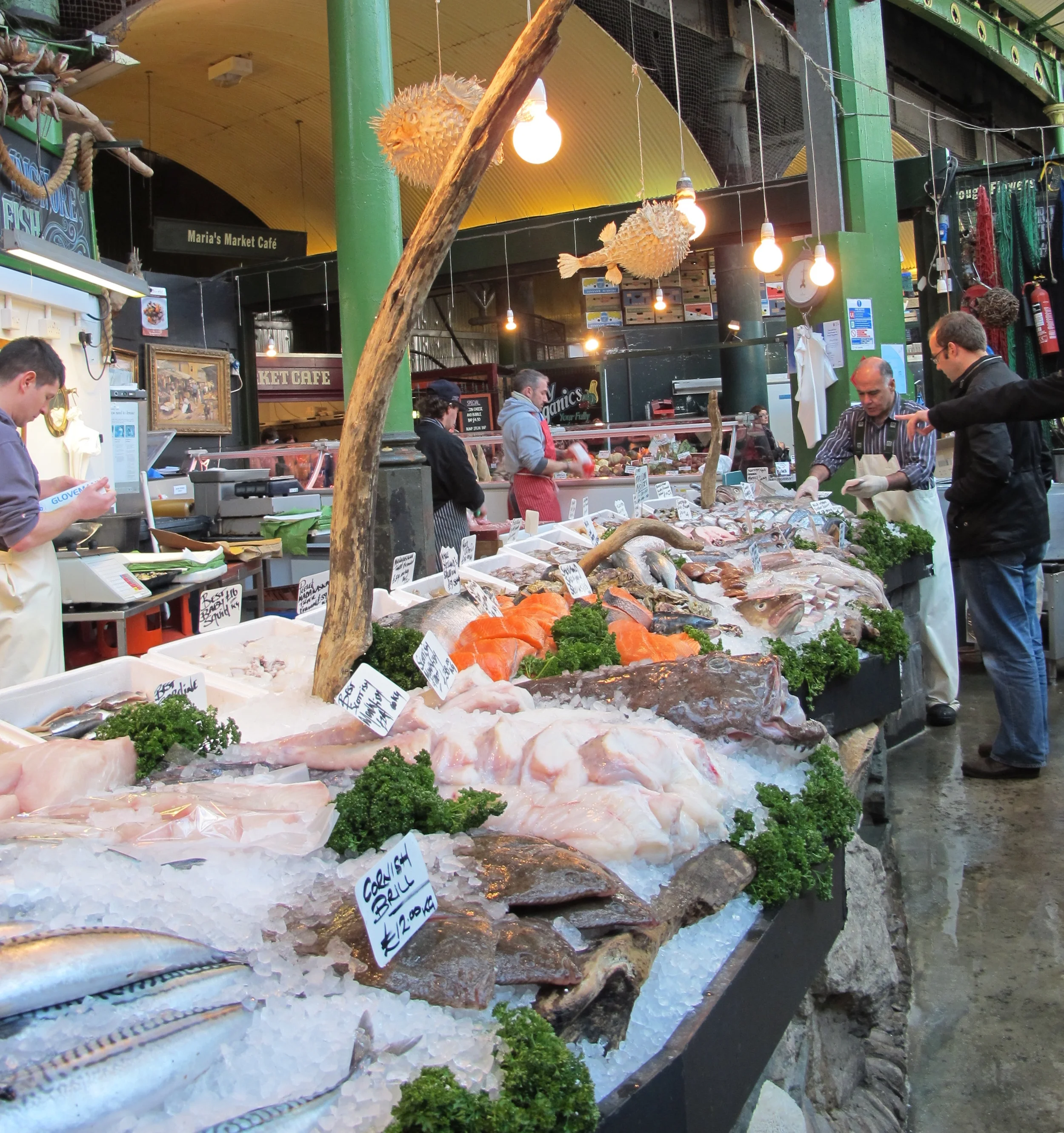 Fresh fish at Borough Market