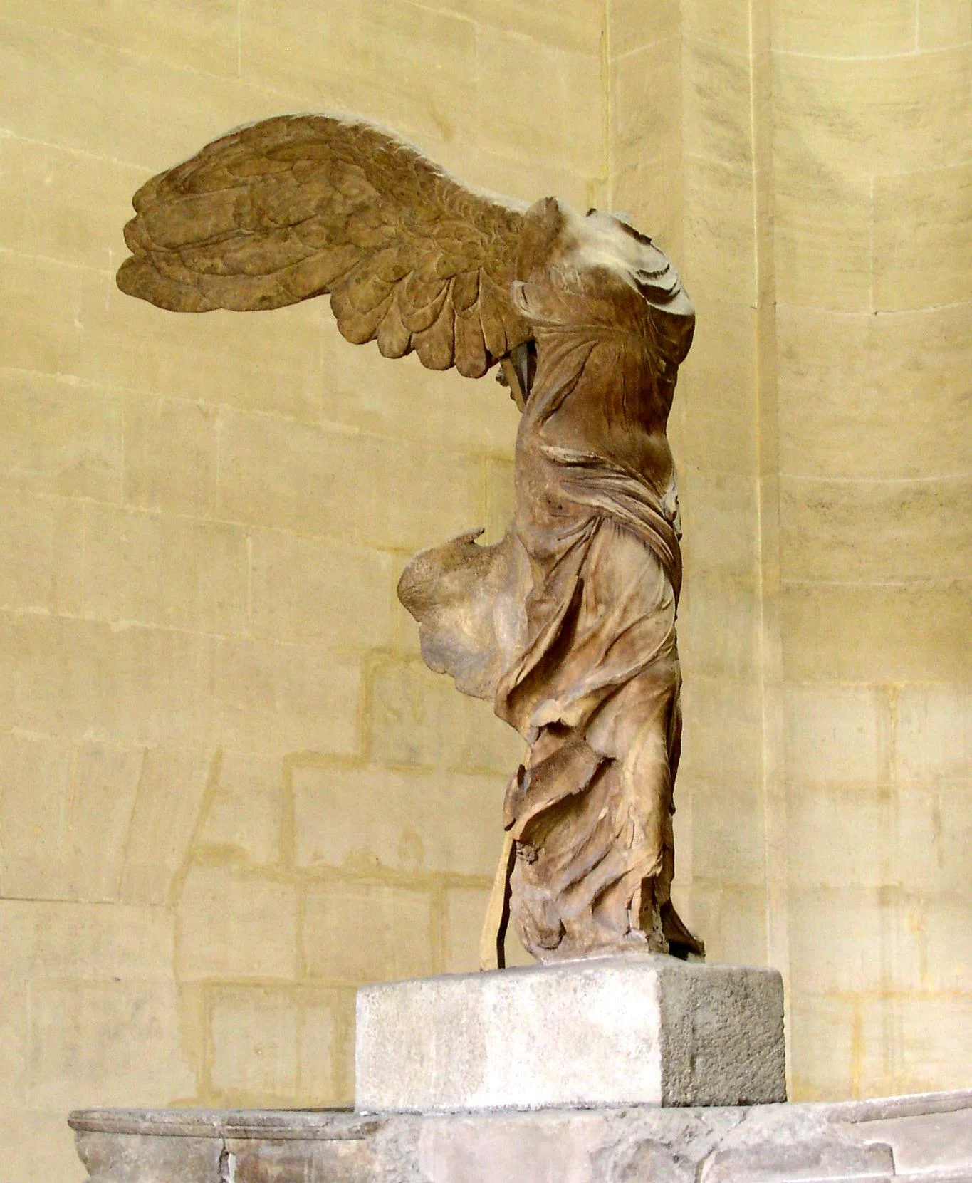 Winged Victory of Samothrace--a highlight at the Louvre
