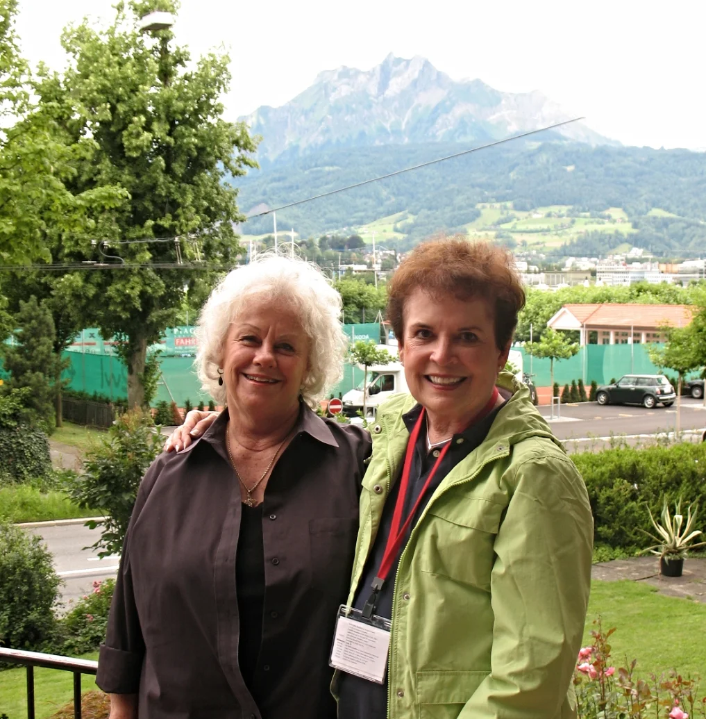 Trish and Charlie-smiling as usual