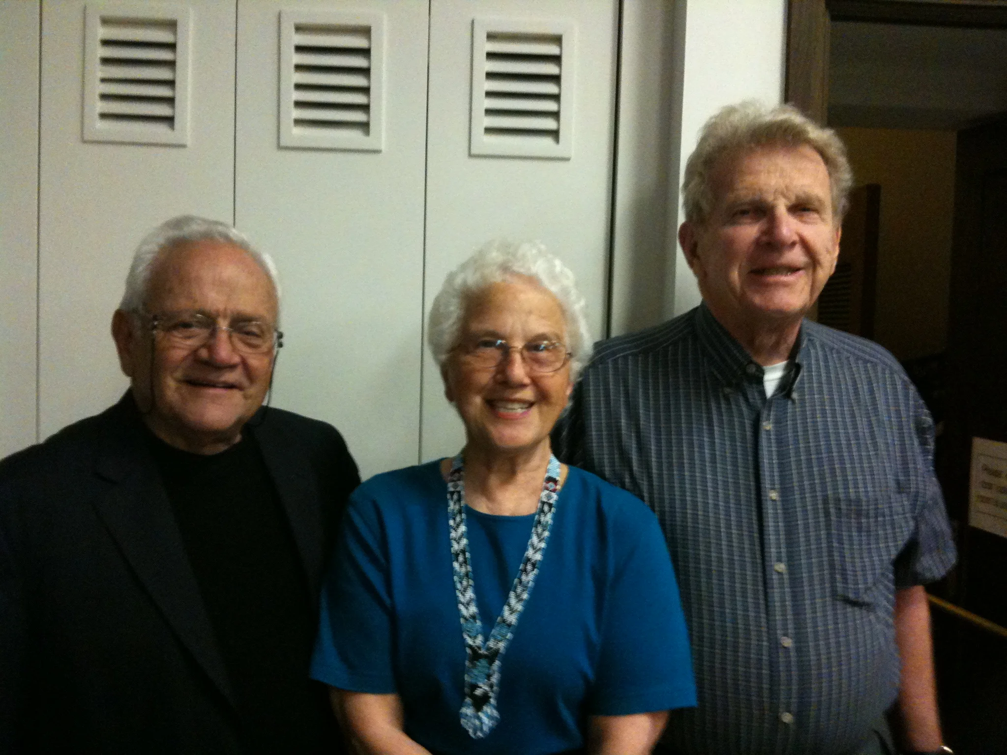 Hudd, Sue and Bob--dear choir friends