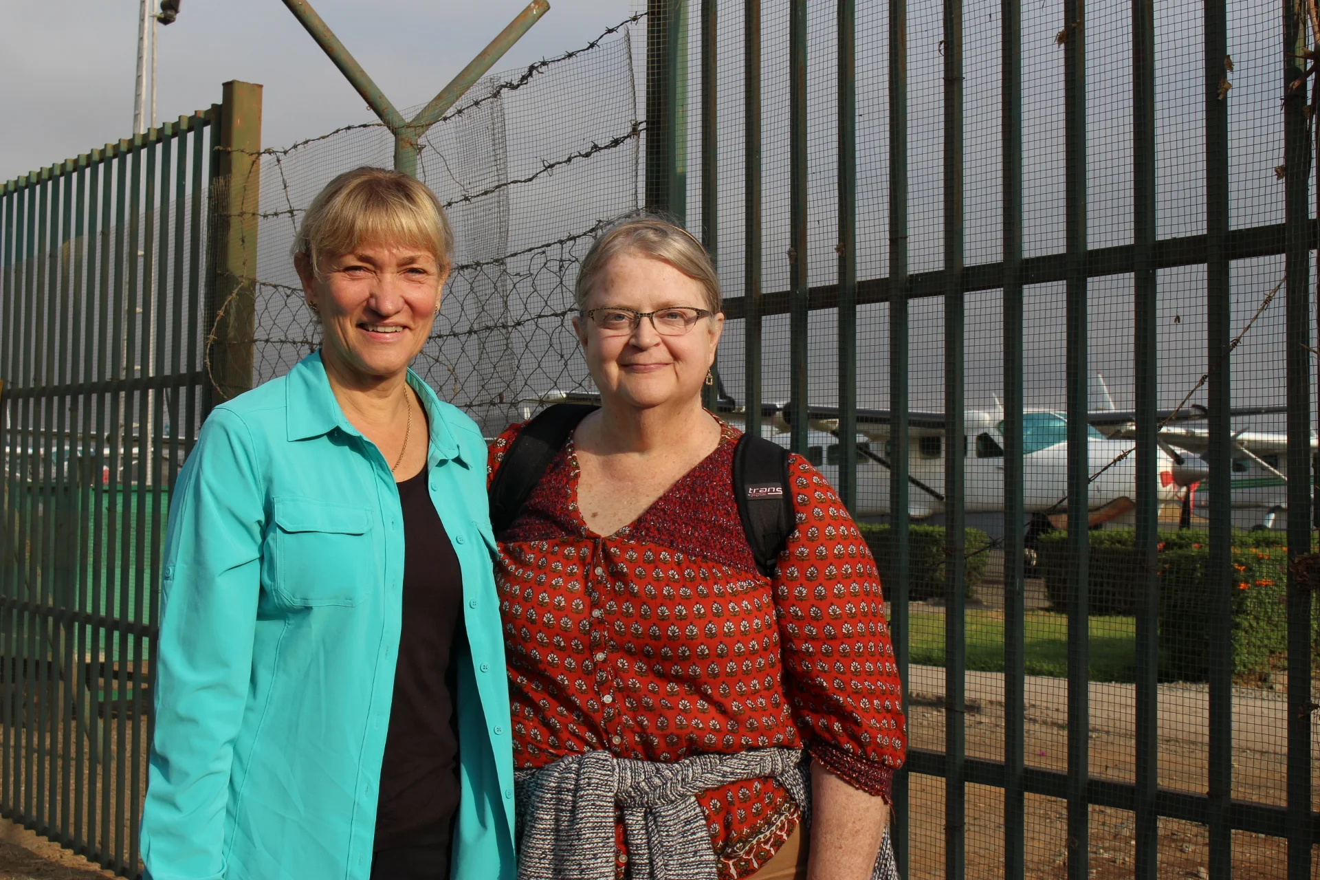 At Arusha's local airport waiting for our flight to the Serengeti. 