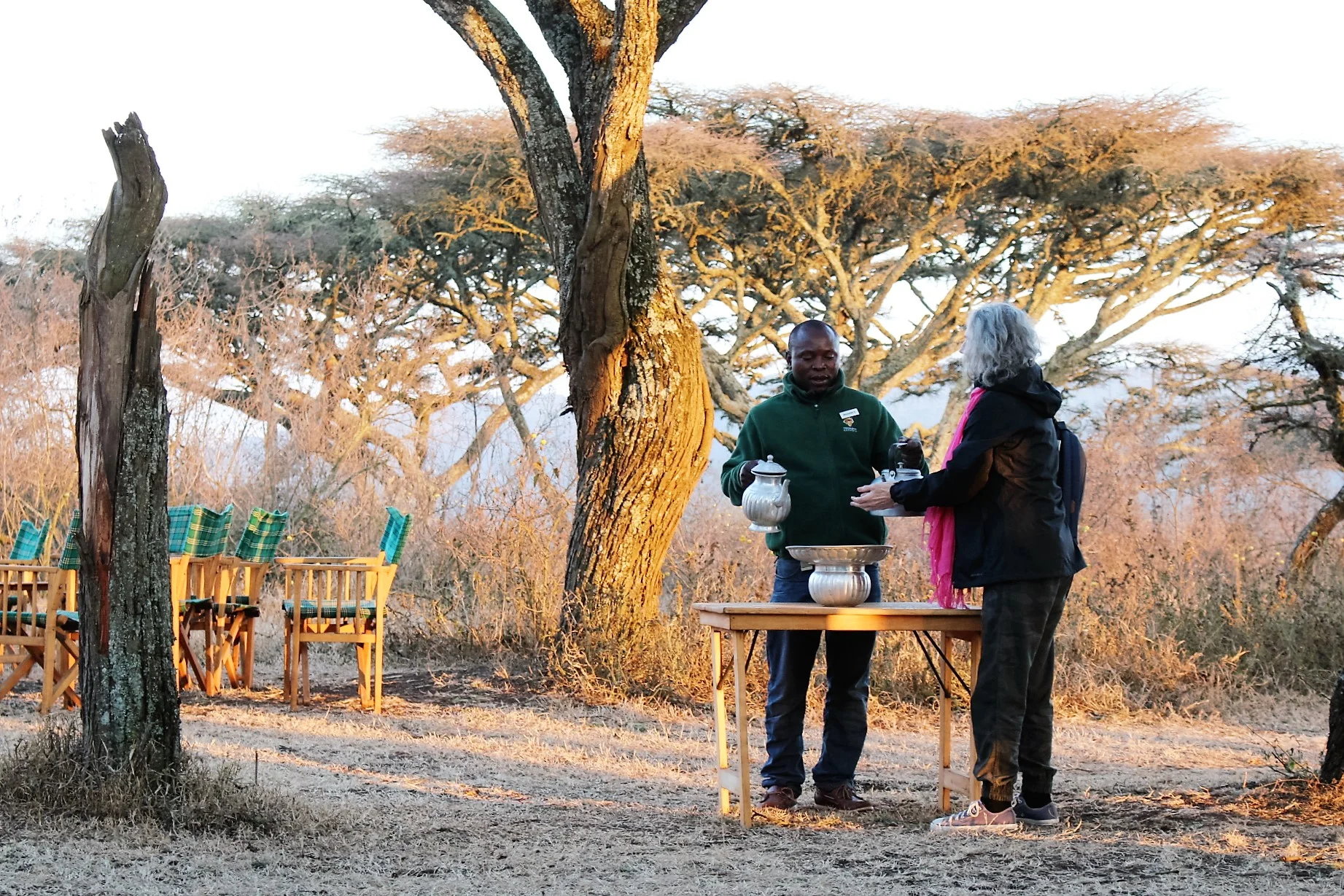  Before every meal we washed our hands with the assistance of one of the staff. 