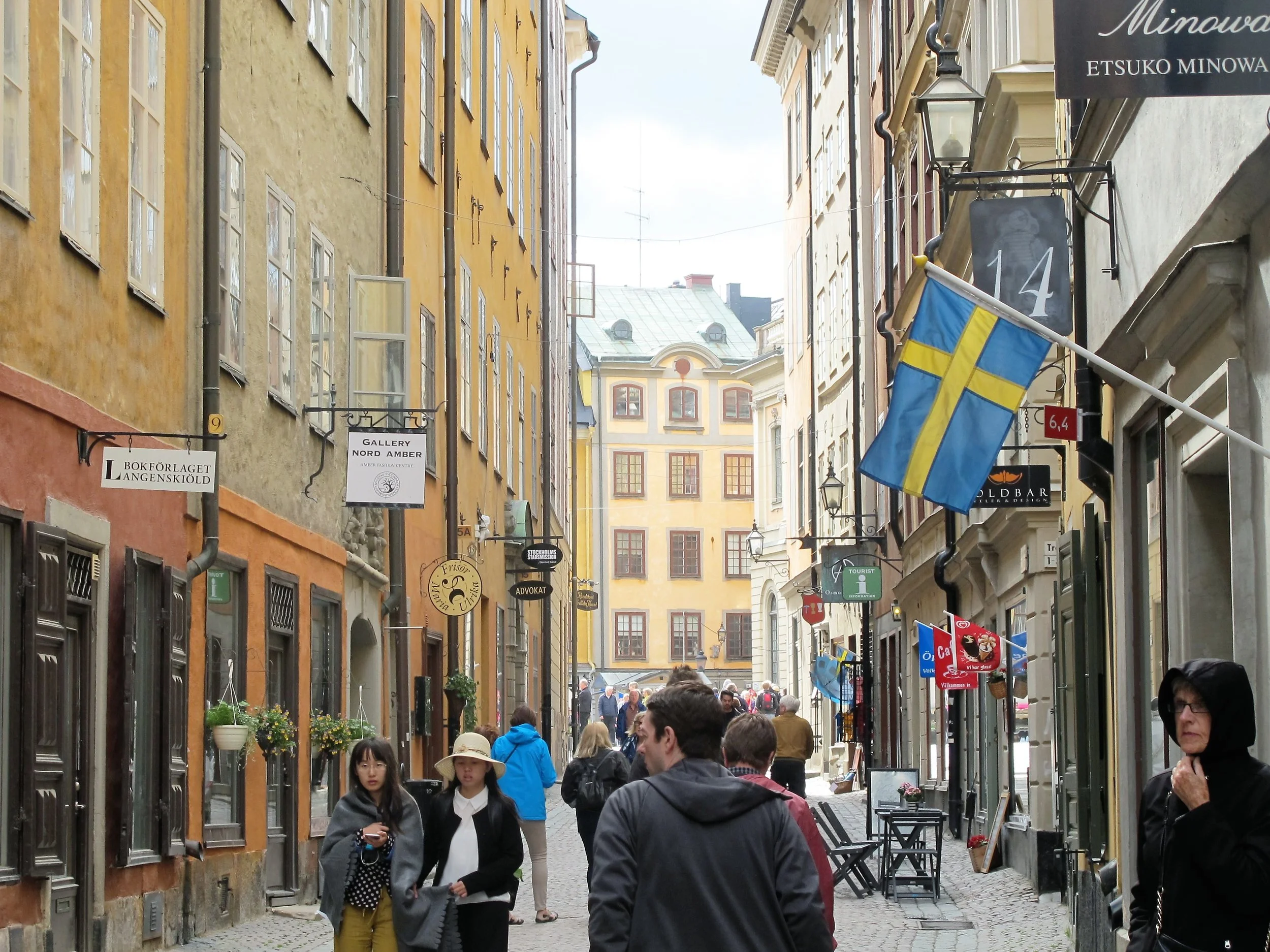  Gamla Stan is the birthplace of Stockholm and it has retained its charm. 