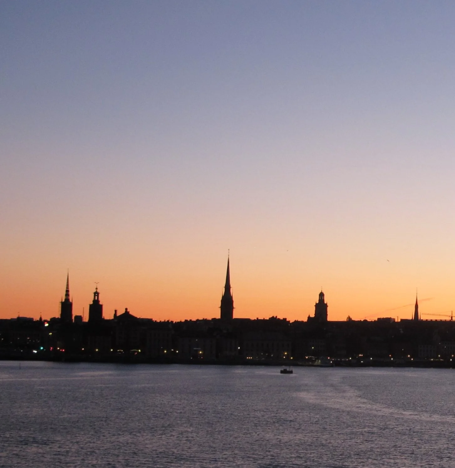  A beautiful Stockholm sunset on our last evening. 