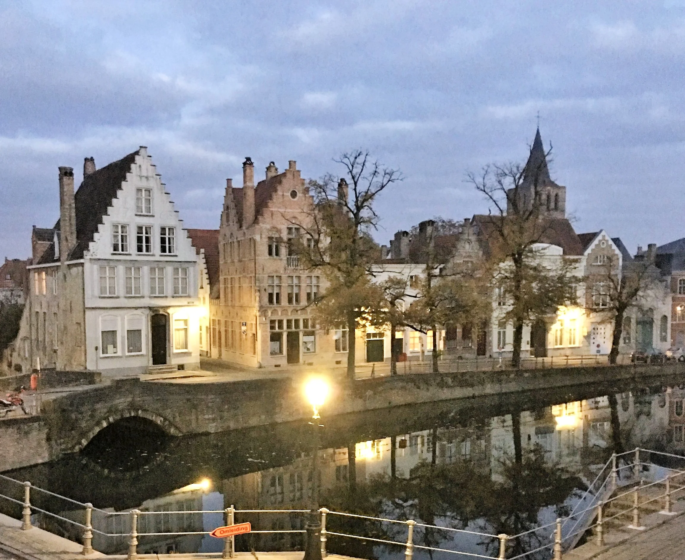  View from our hotel when we arrived. 