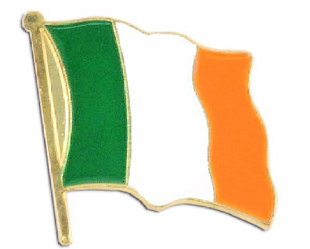 Irish Flag Lapel Pin