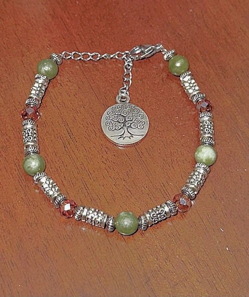 Marble Bead Connemara Bracelet