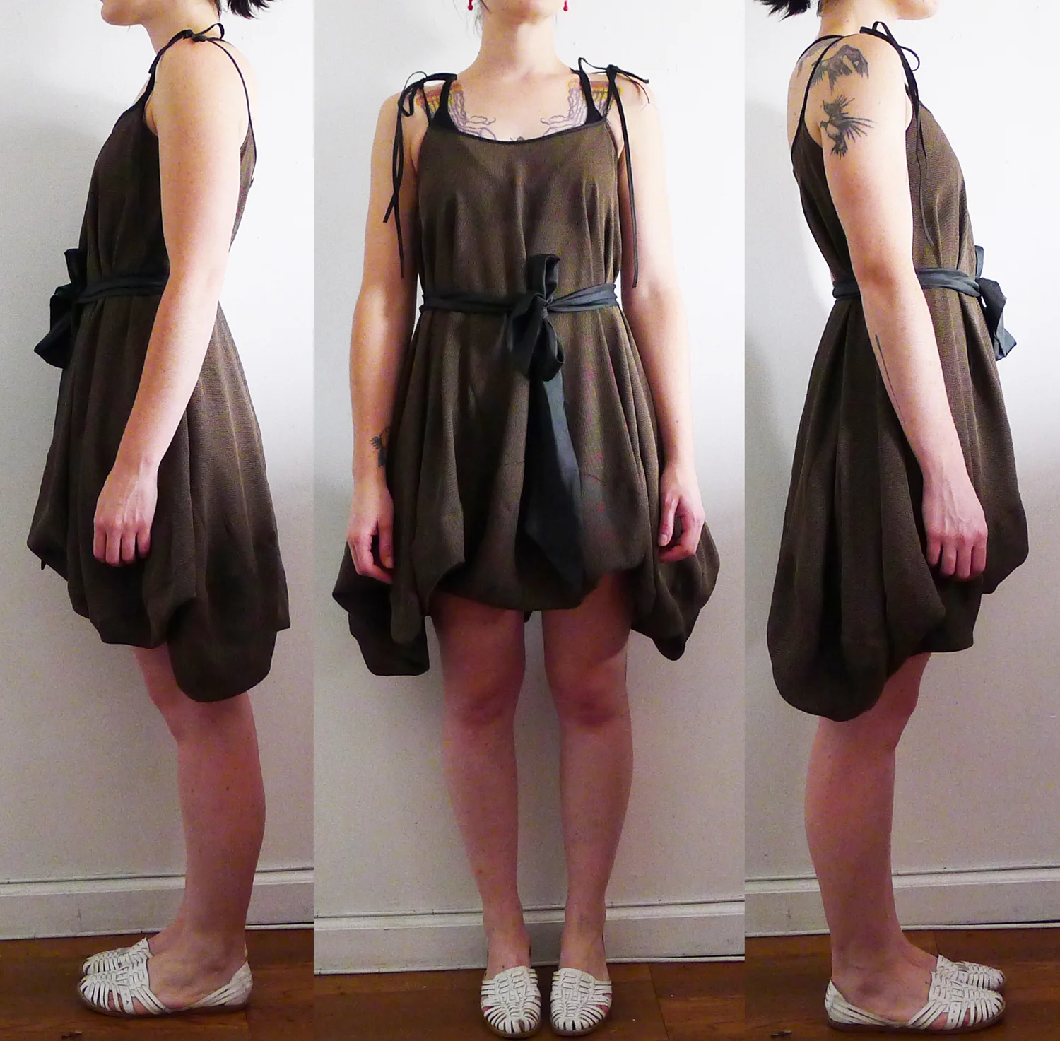 July 09, 2013 - As worn, as dress. see? better as pants. and I didnt make the belt. 