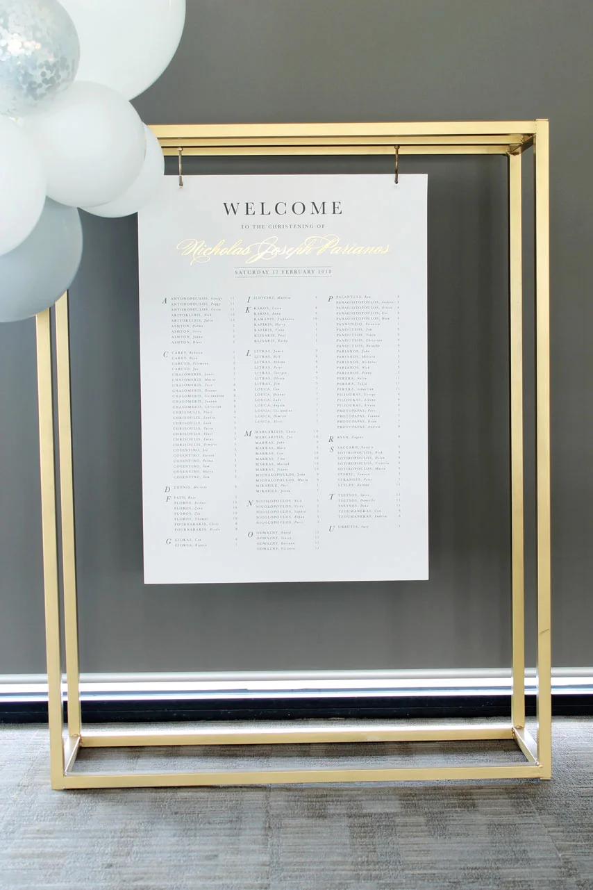 Venue Signage