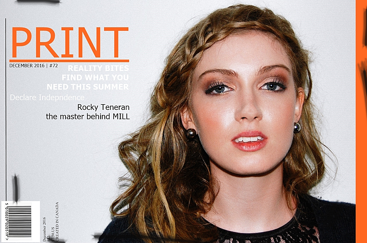 Cover Issue 'Prin't Fashion magazine (over-sharpened) 