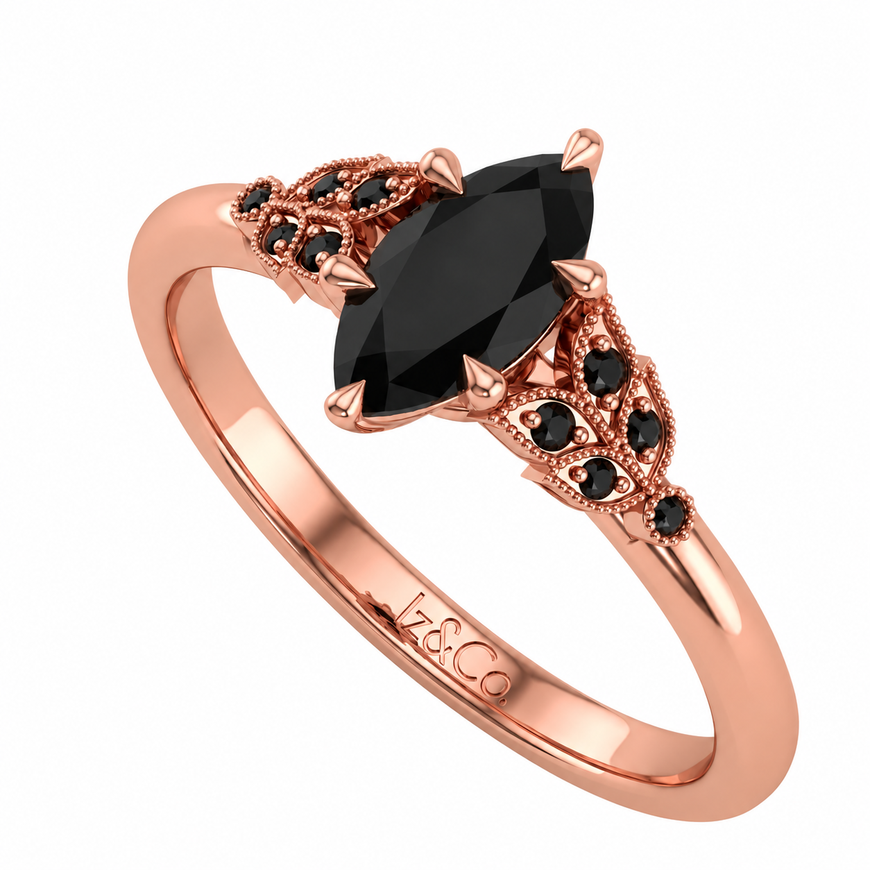 Rose-Gold Marquise Black Gemstone Ring.png