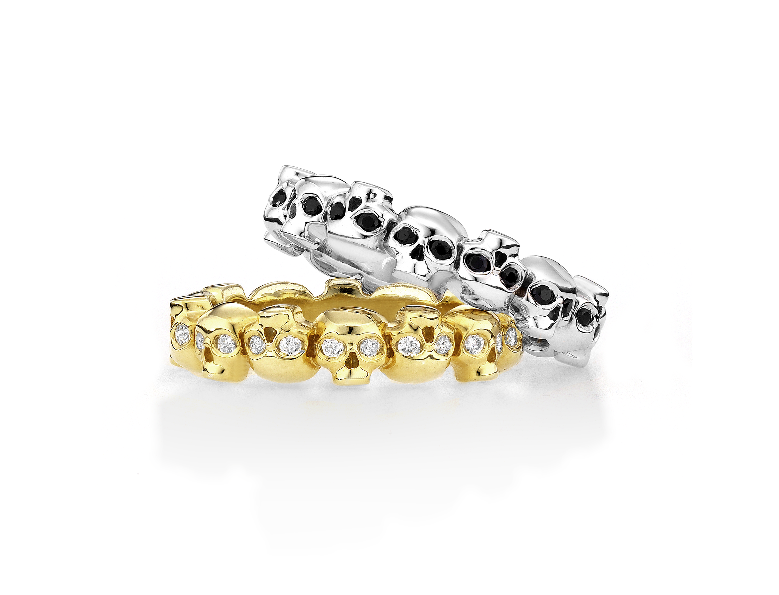 skull eternity ring