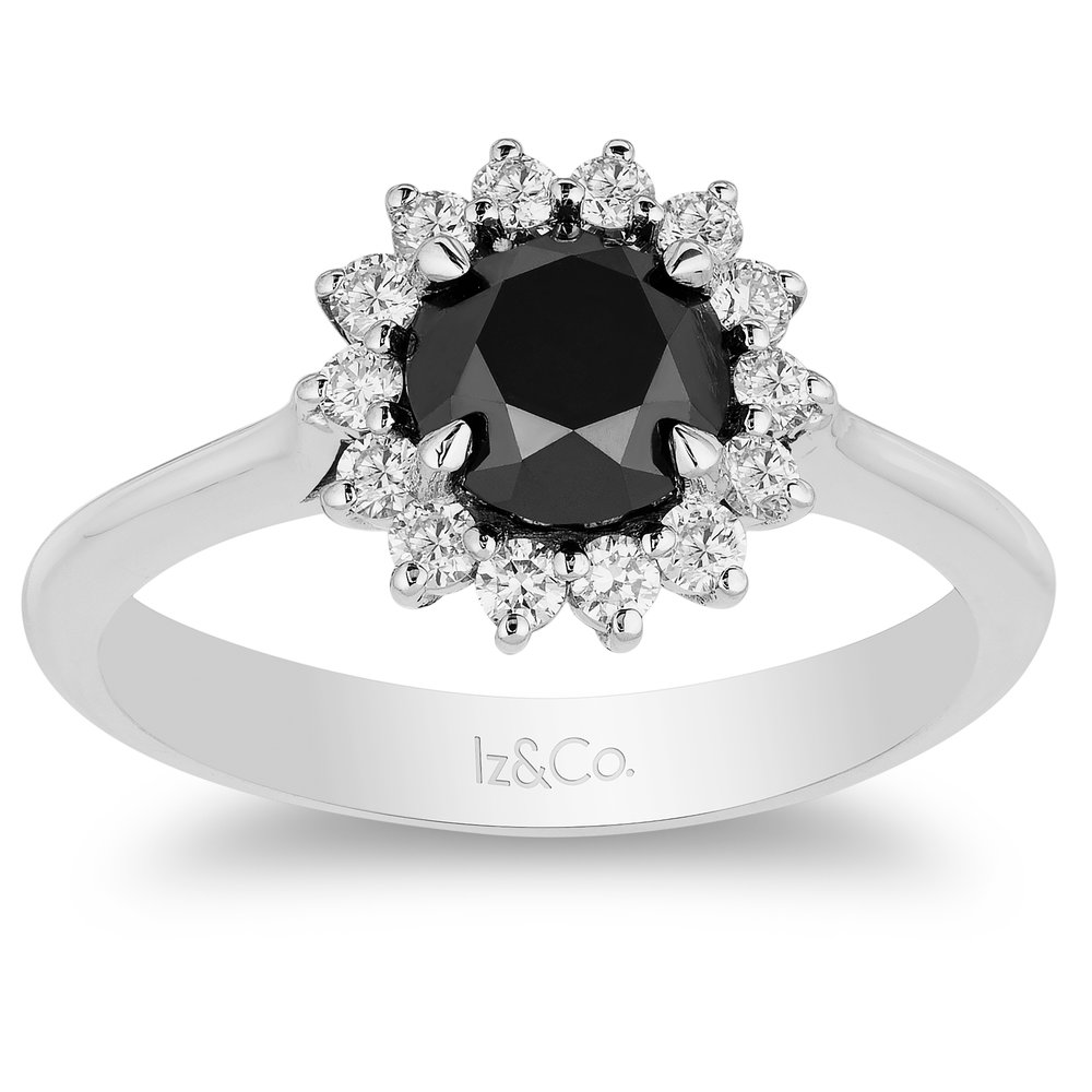 The Eleanor Black & White Diamond Ring