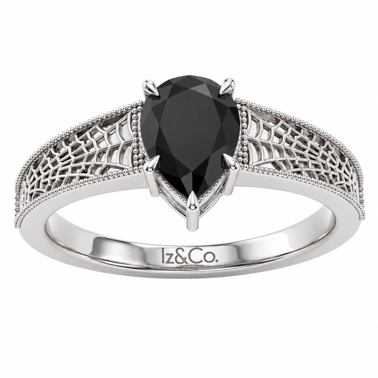 Black Pear Gemstone Filigree Ring.png