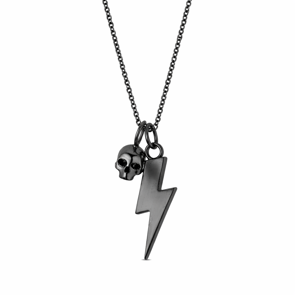 Skull & Bolt Necklace — Iz&Co.