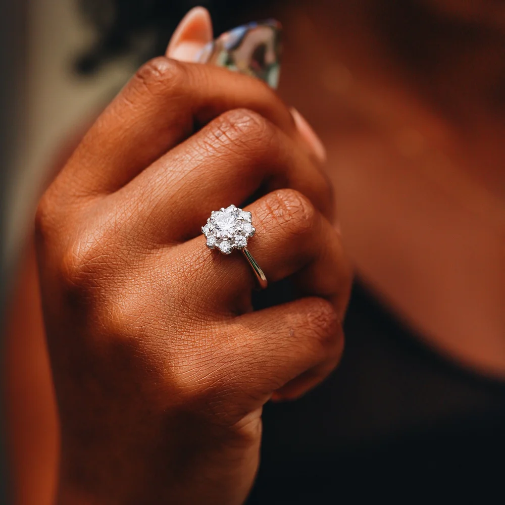 The Florence Lab Grown Diamond Engagement Ring — - Main Image