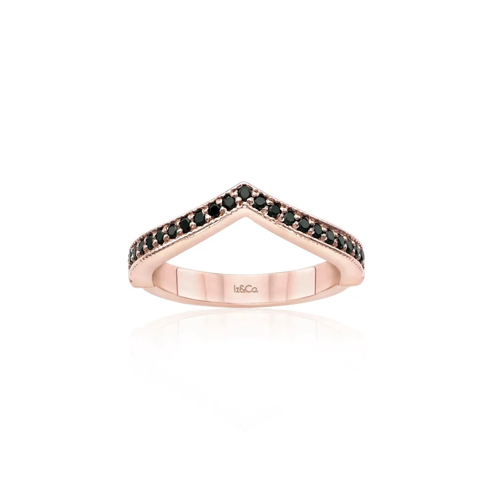 Royal Black Diamond Ring (Set) — Iz&Co display picture 1