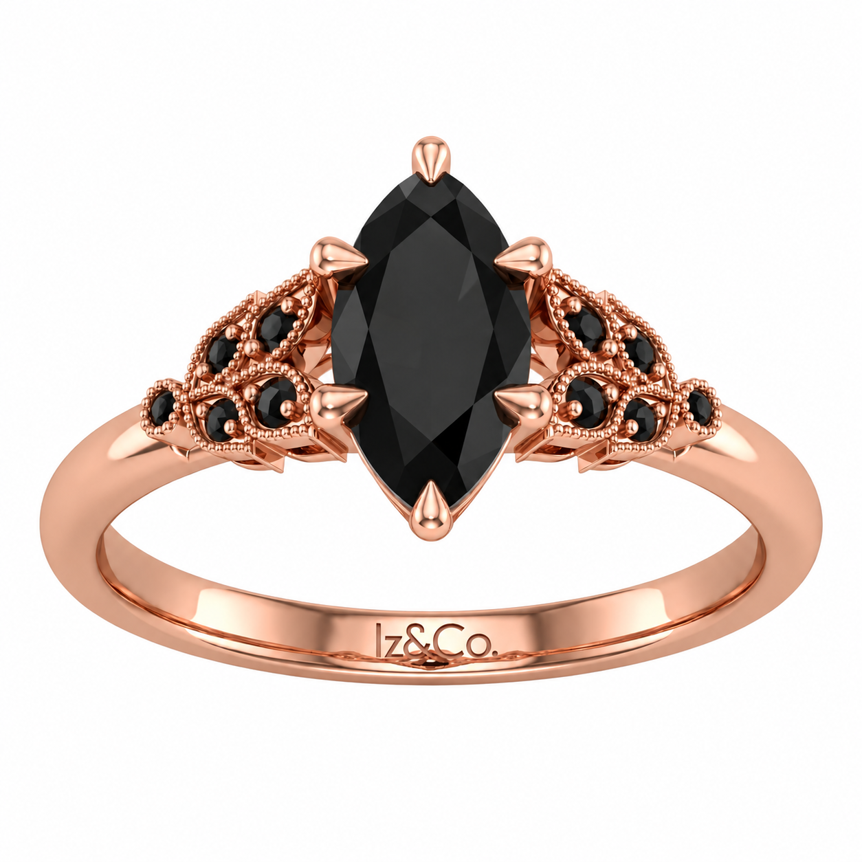 Rose Gold Marquise Blackstone Ring.png