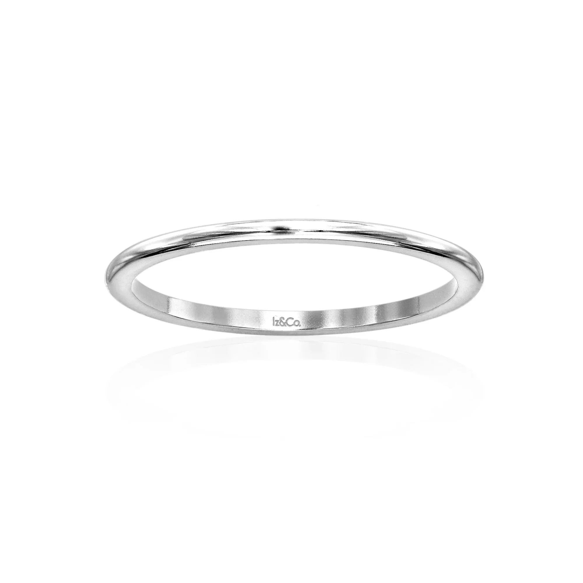 1mm Half Round Ring