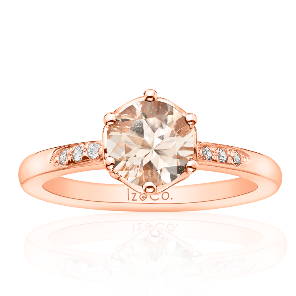 Flora Morganite & Diamond Ring .png