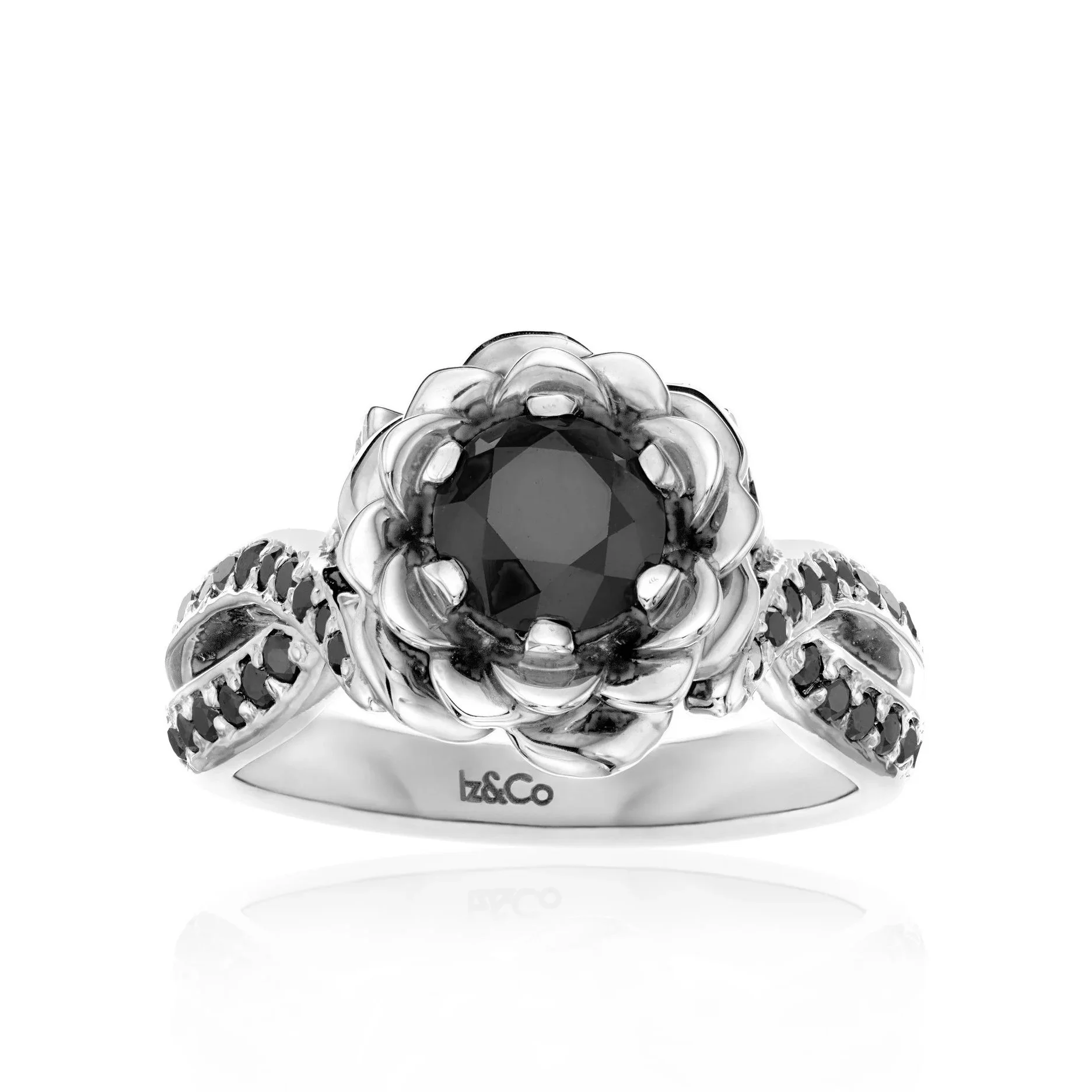 Belle Black Diamond Ring